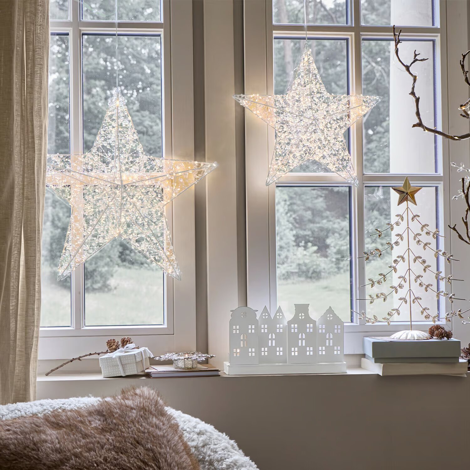 LOBERON Gwiazda LED zestaw 2 szt. Brightens