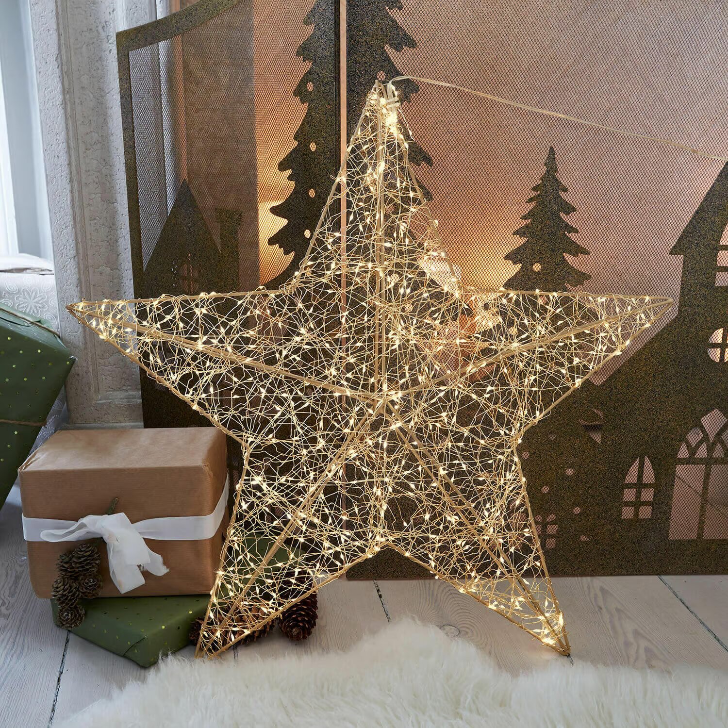 LOBERON Gwiazda z lampkami LED Vivetelle