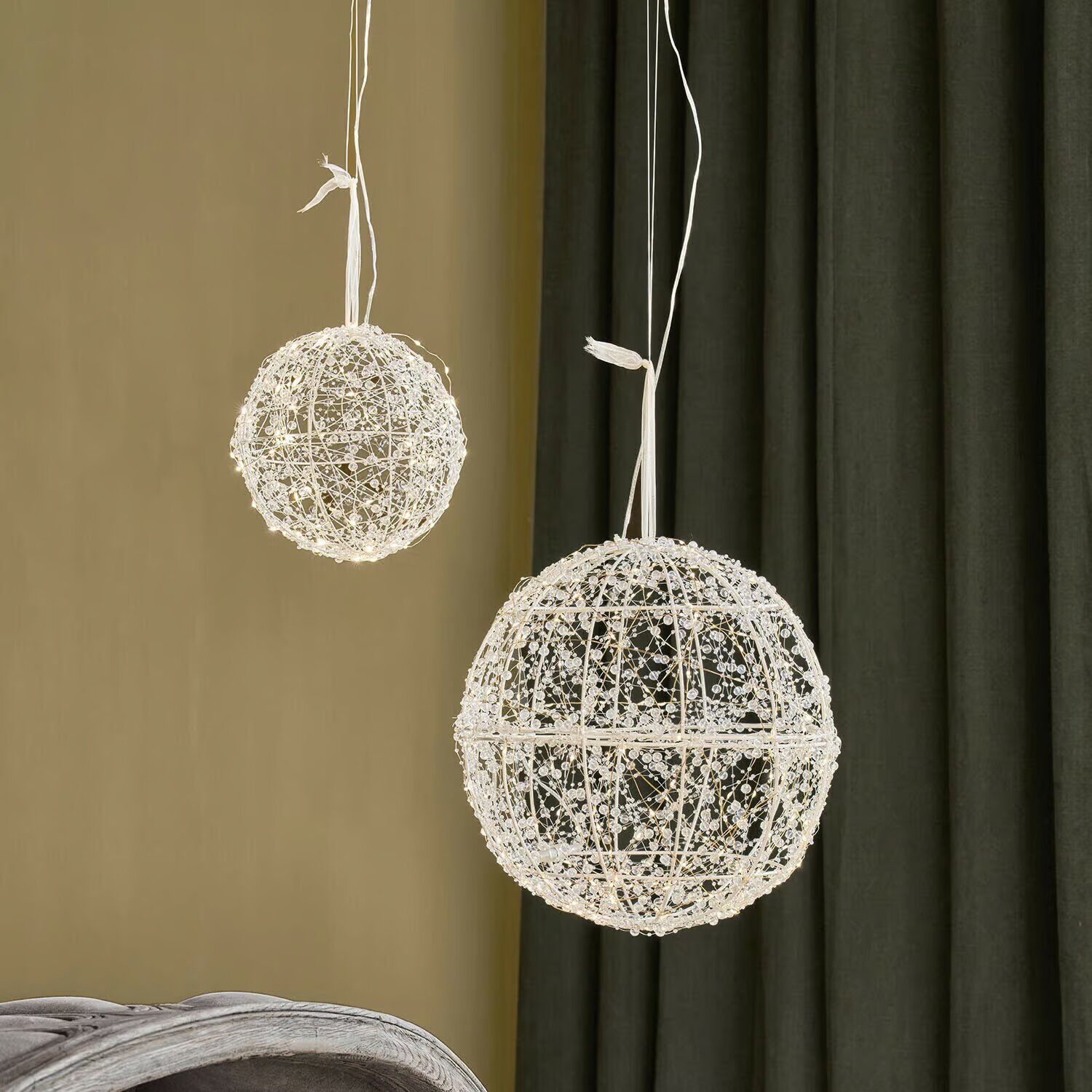 LOBERON Kula LED zestaw 2 szt. Péralise
