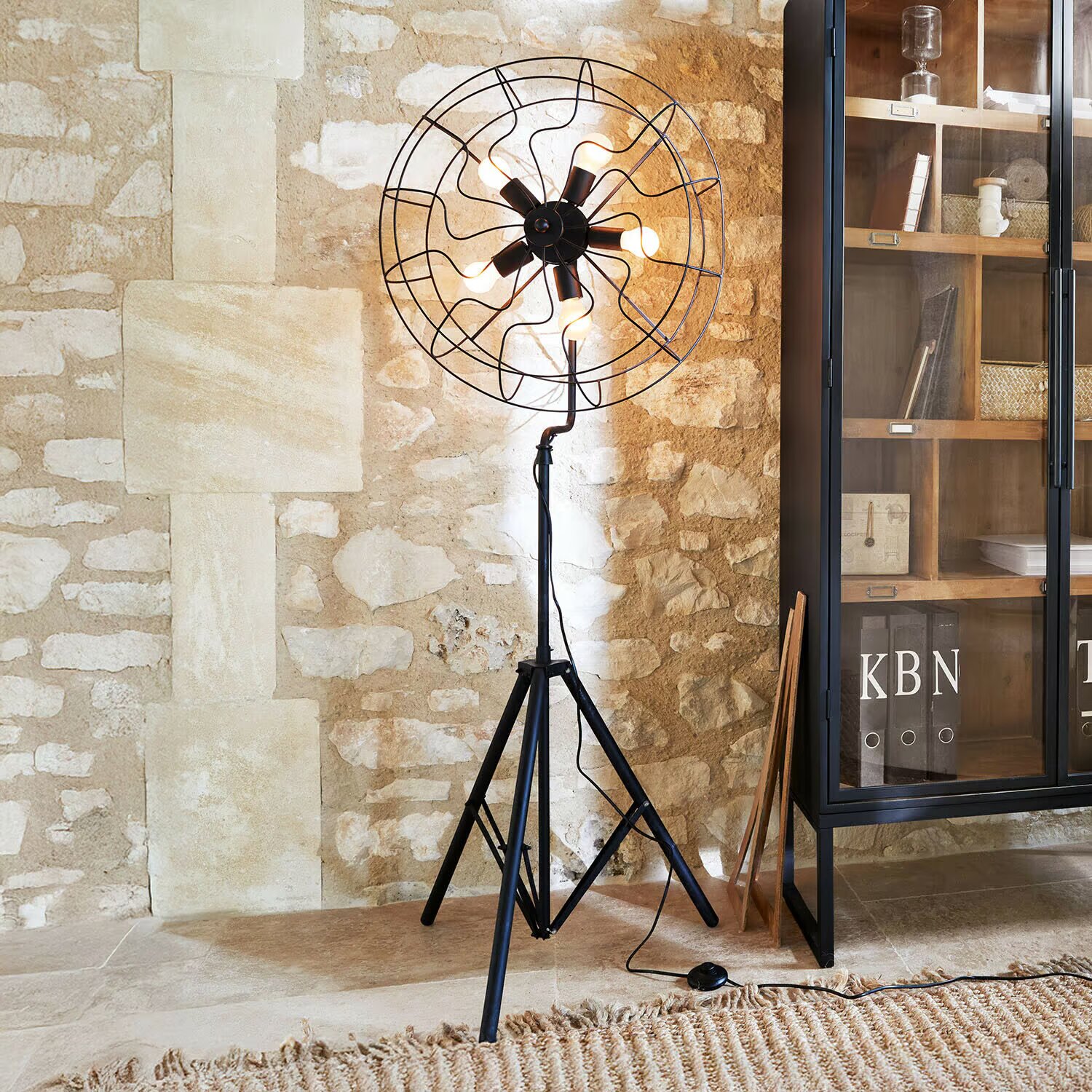 LOBERON Lampa podłogowa Thunderfield