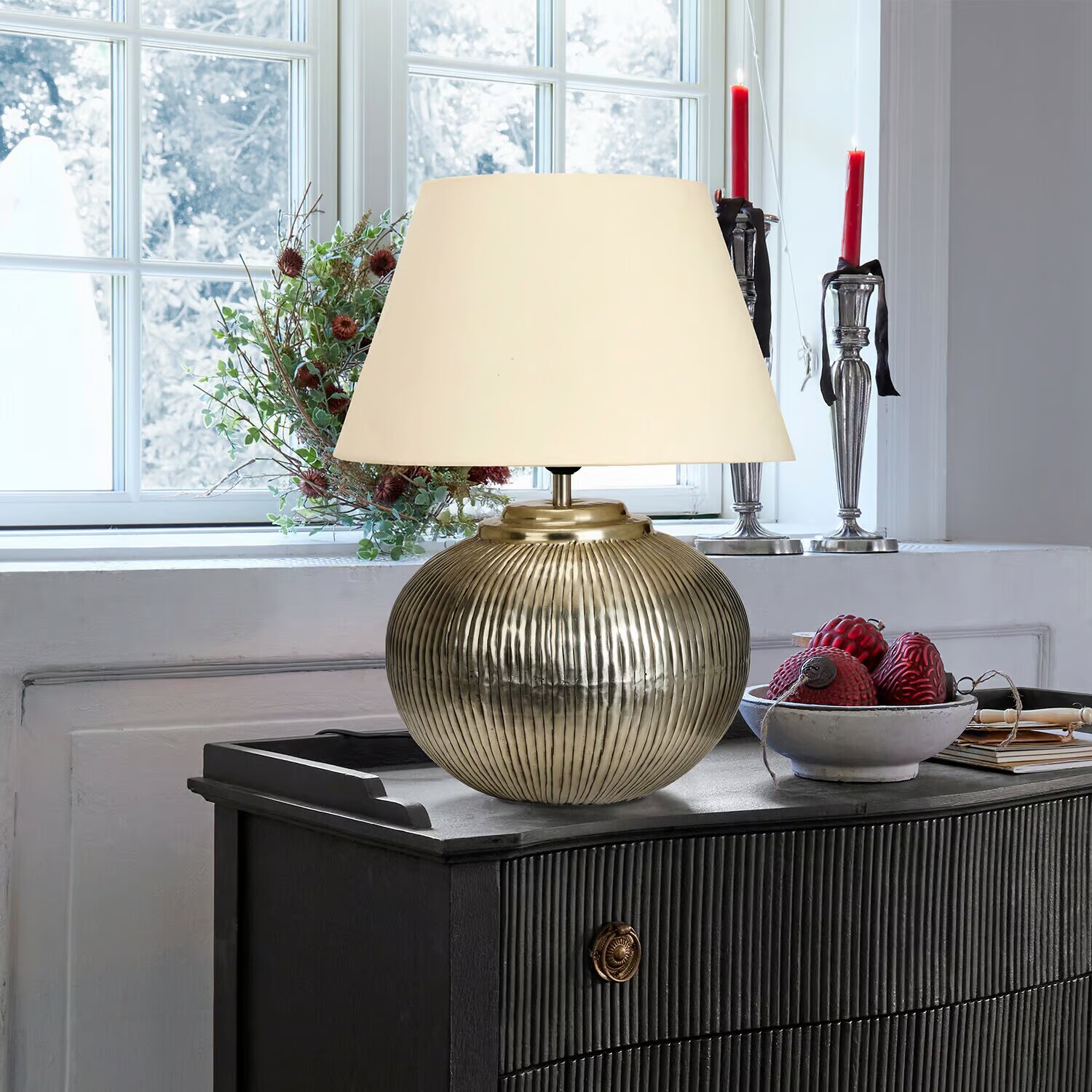 LOBERON Lampa stołowa Rosélune