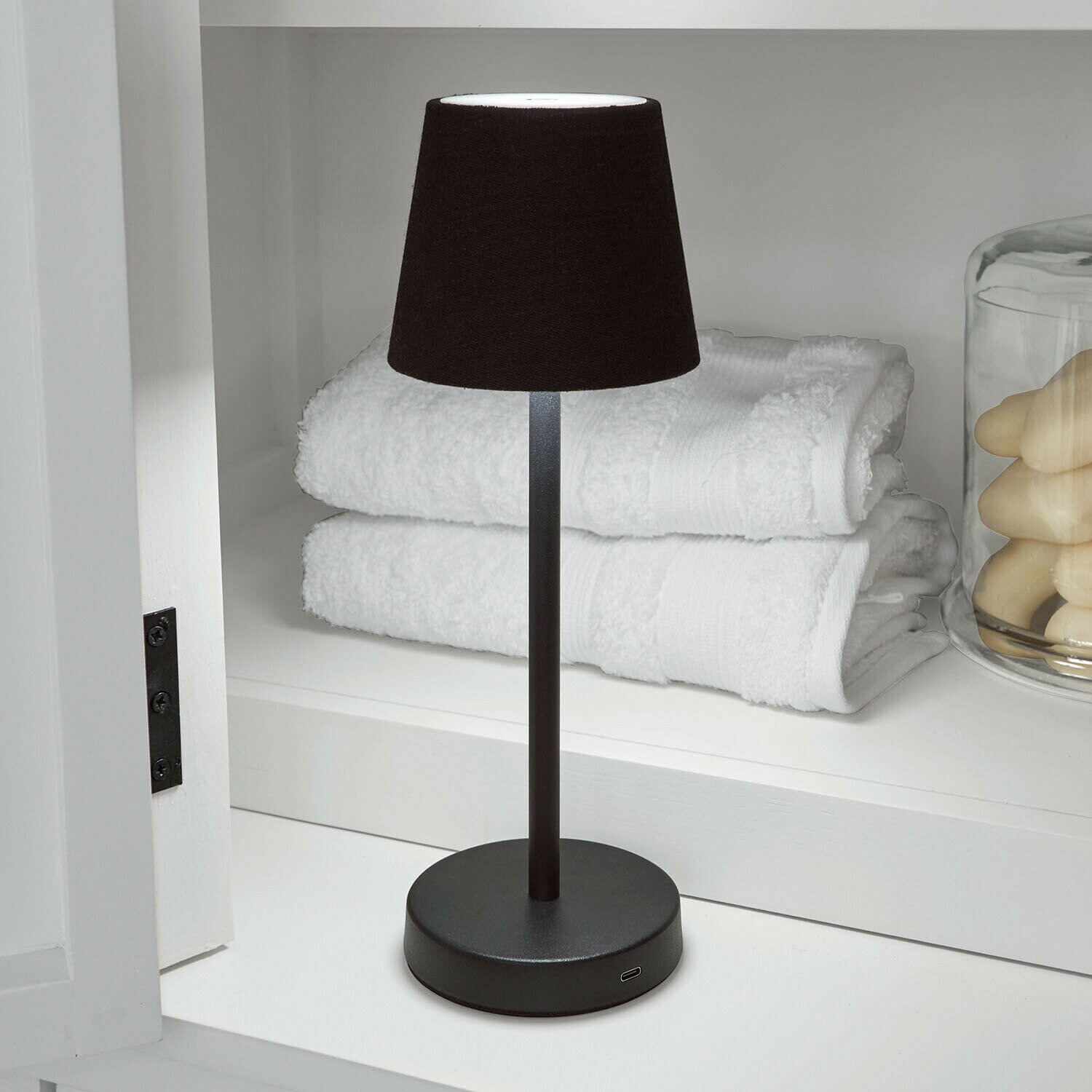 LOBERON Lampa stołowa z możliwością ładowania Sylvainie