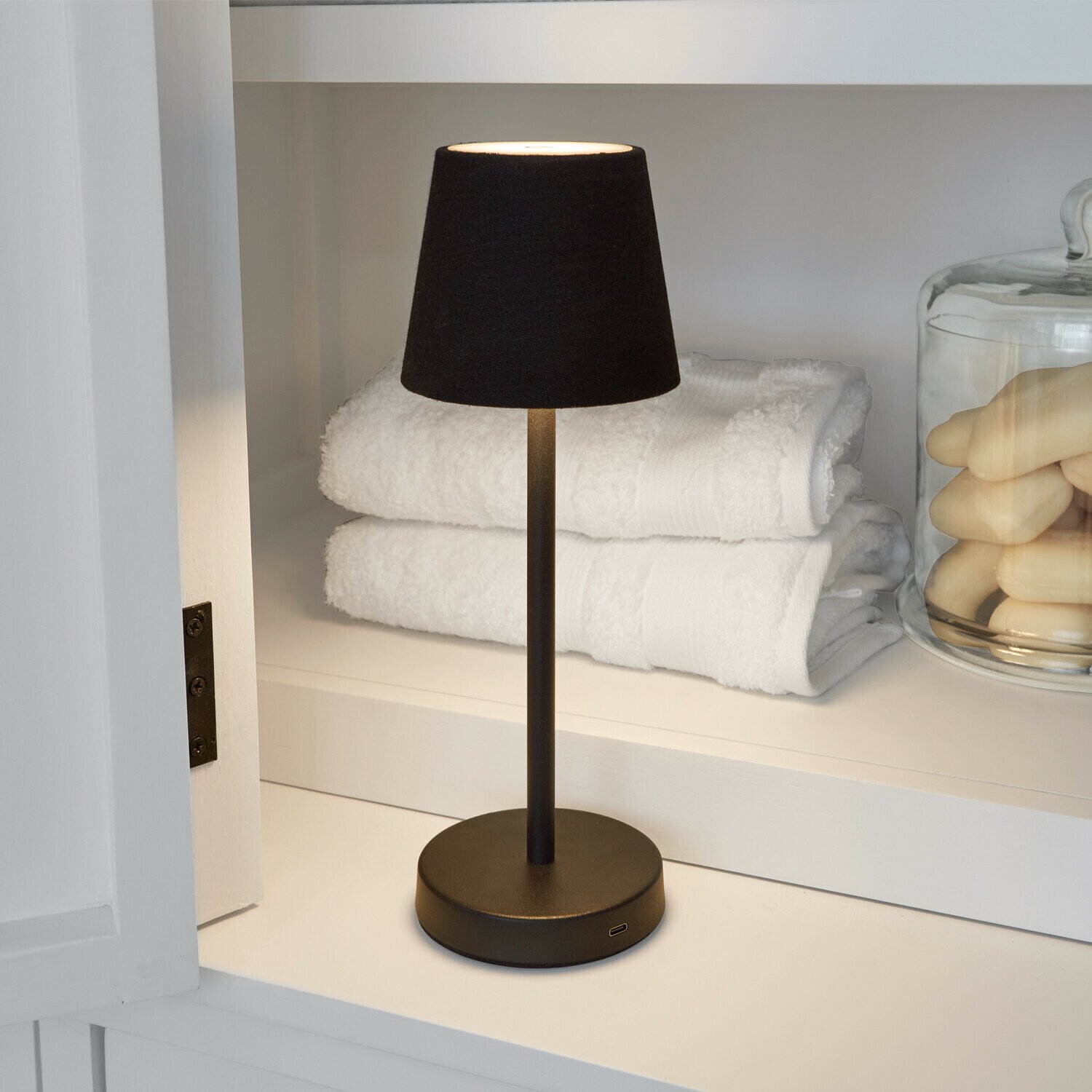 LOBERON Lampa stołowa z możliwością ładowania Sylvainie