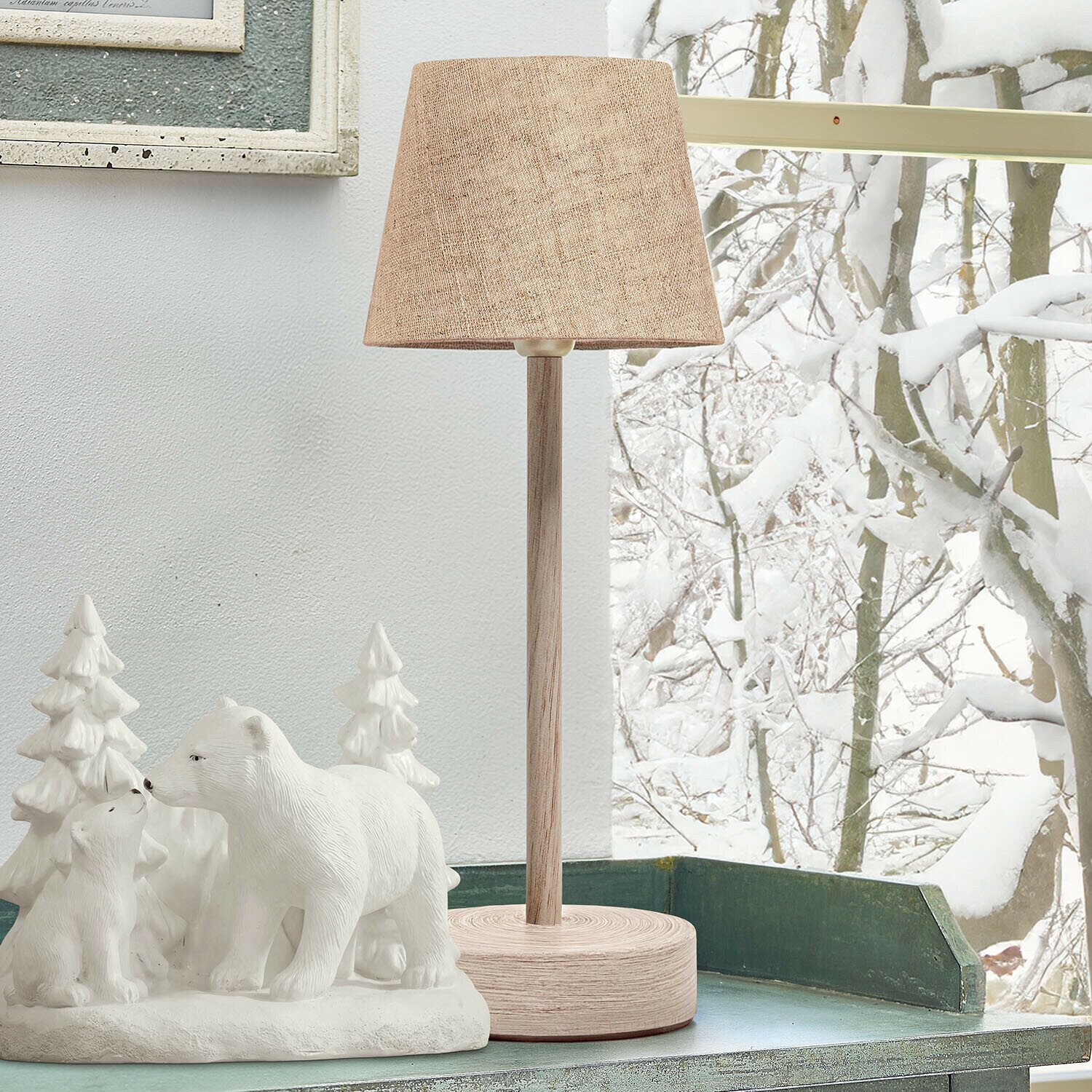 LOBERON Lampa stołowa z możliwością ładowania Sylvainie