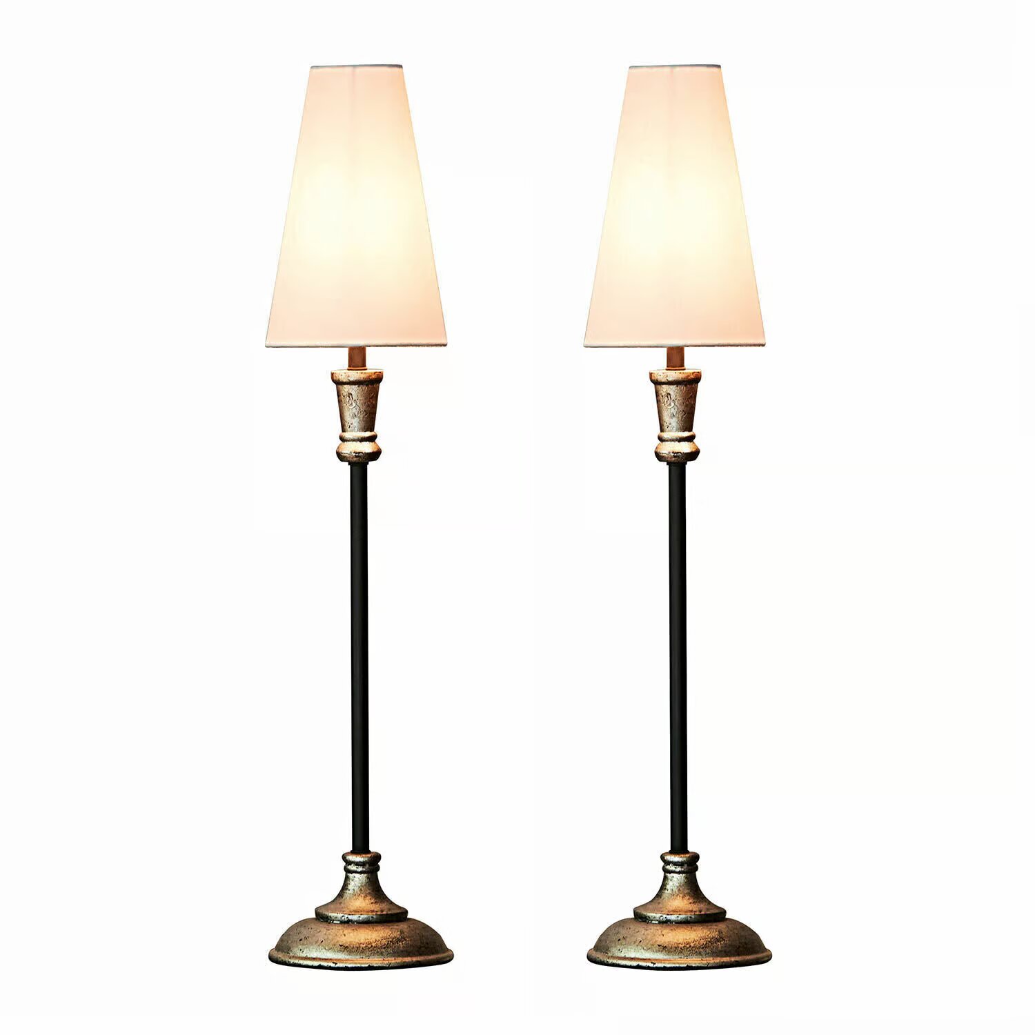 LOBERON Lampa stołowa zestaw 2 szt. Obsonville