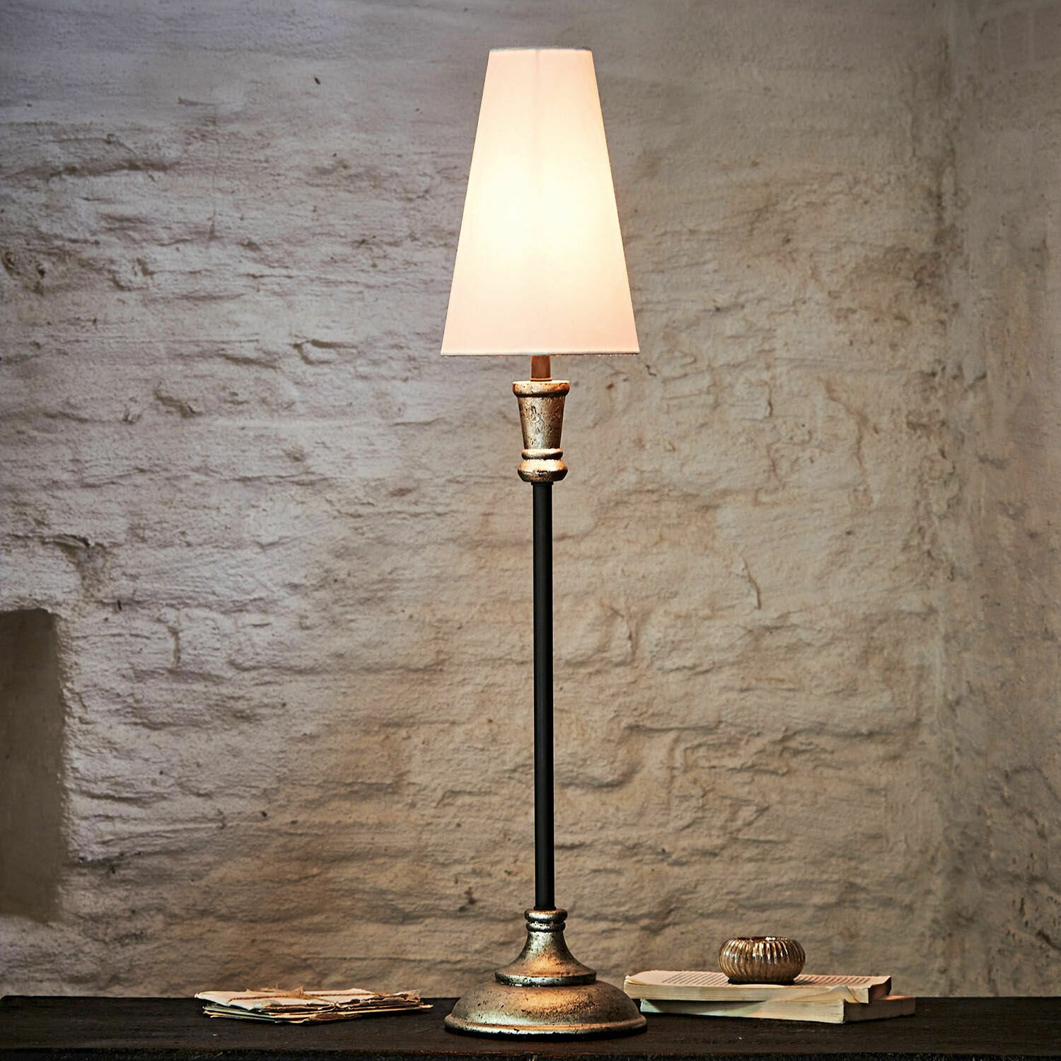 LOBERON Lampa stołowa zestaw 2 szt. Obsonville
