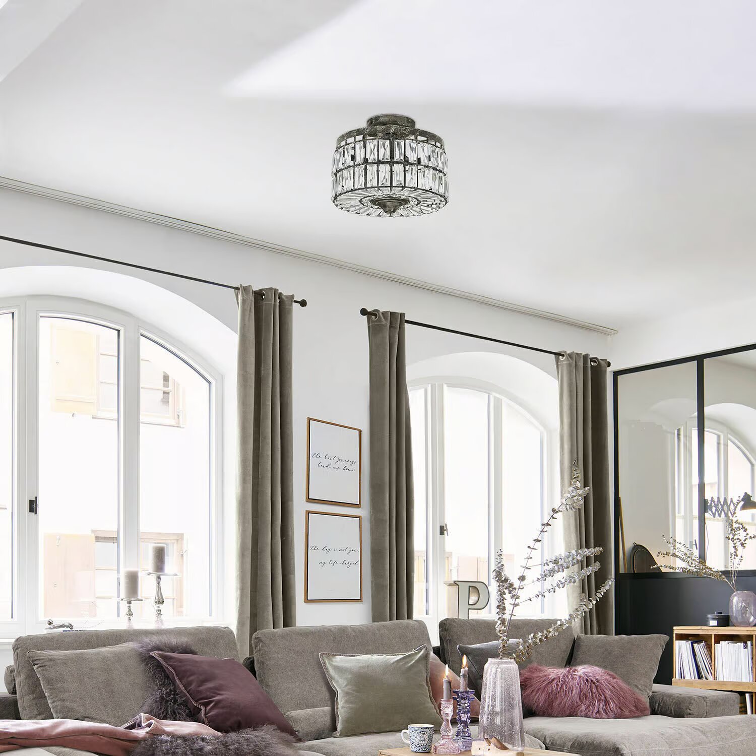 LOBERON Lampa sufitowa Hutton