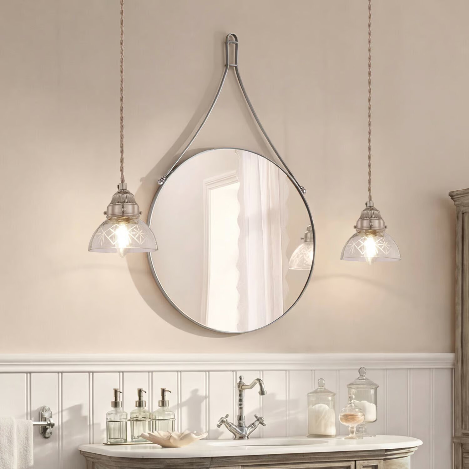 LOBERON Lampa wisząca Montélie