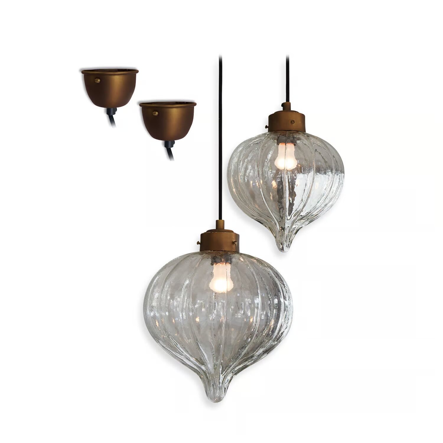 LOBERON Lampa wisząca zestaw 2 szt. Baisse