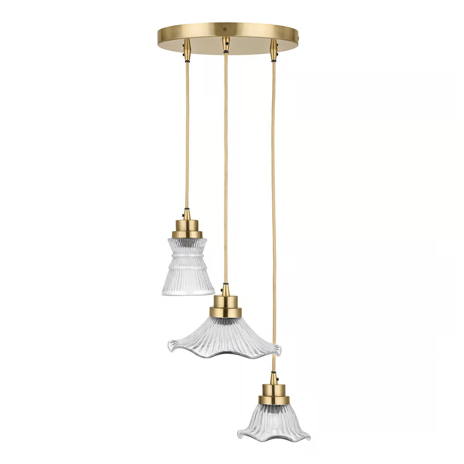 LOBERON Lampa wisząca zestaw 3 szt. Lunaras