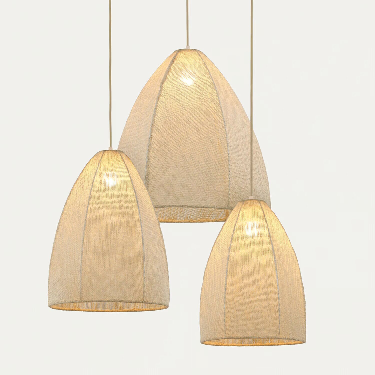 LOBERON Lampa wisząca zestaw 3 szt. Reveaux