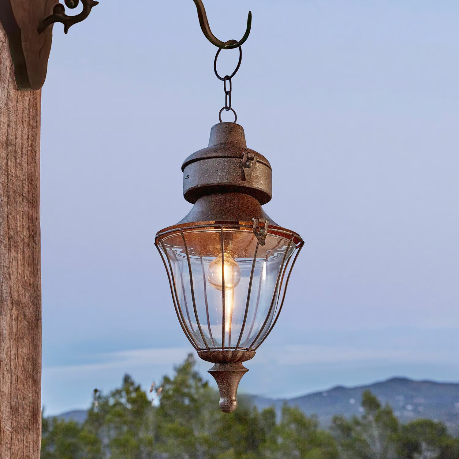 LOBERON Lampion LED z możliwością ładowania Gambier