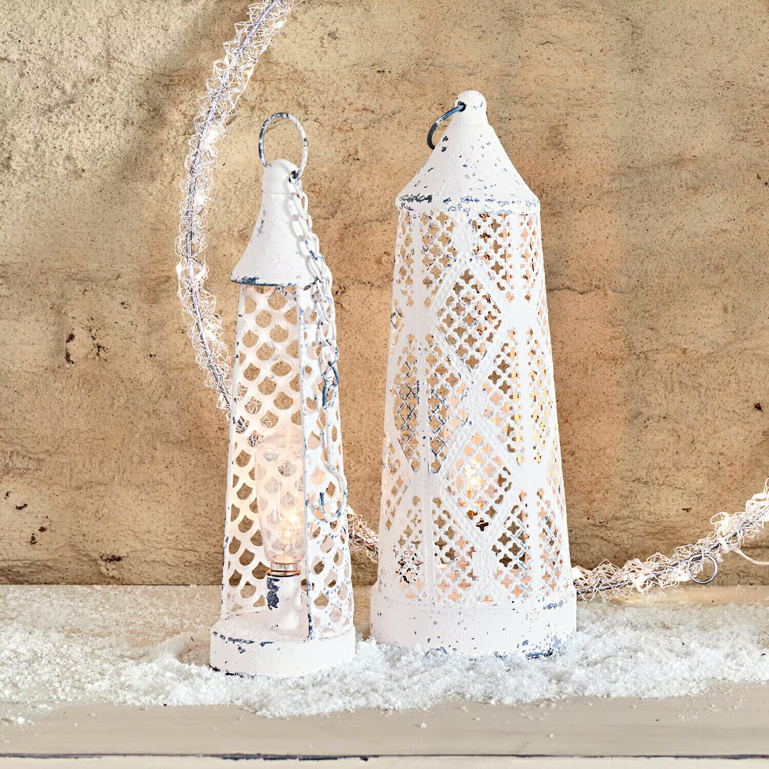 LOBERON Lampion LED zestaw 2 szt. Avelune