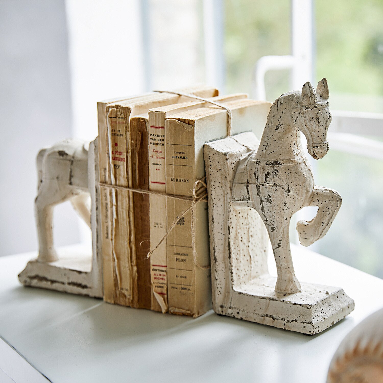 LOBERON Podpórka do książek zestaw 2 szt. Horses