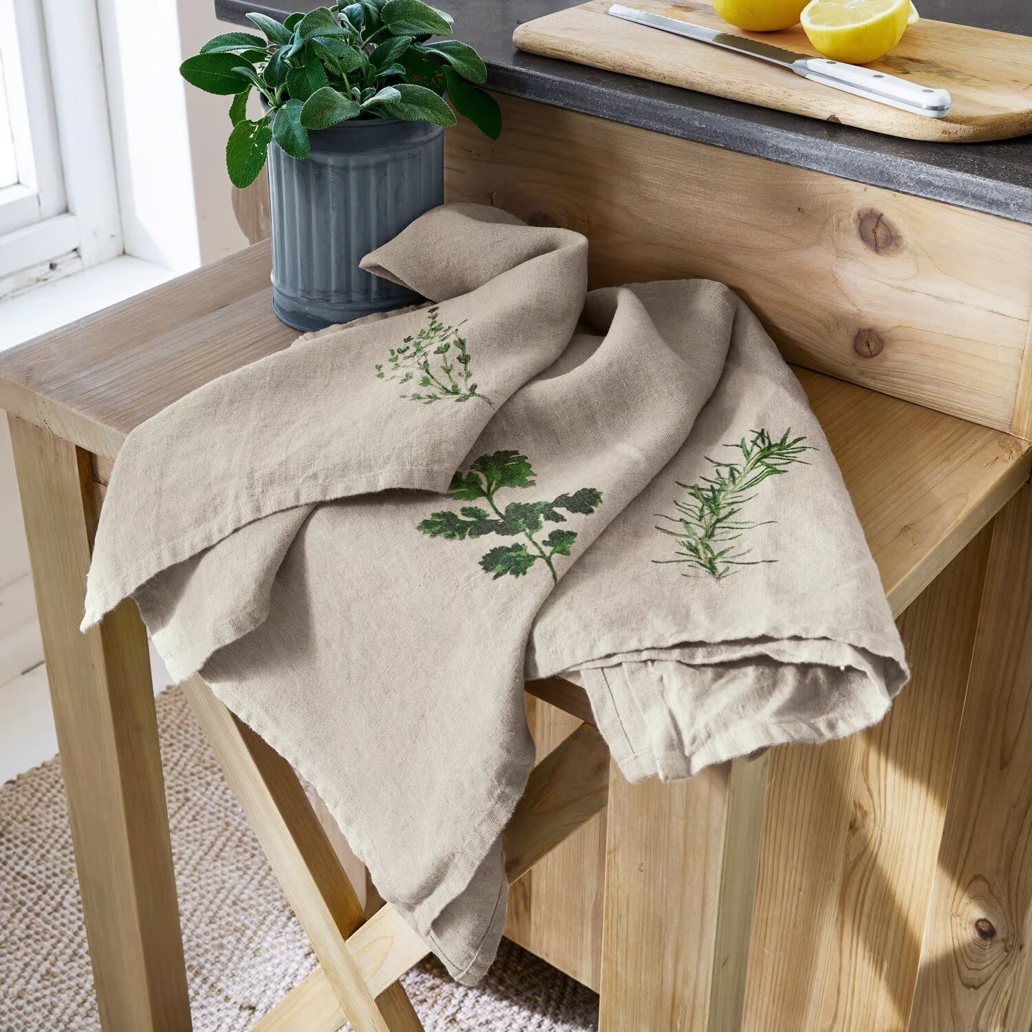 LOBERON Ściereczka do naczyń zestaw 3 szt. Herbal Gardens