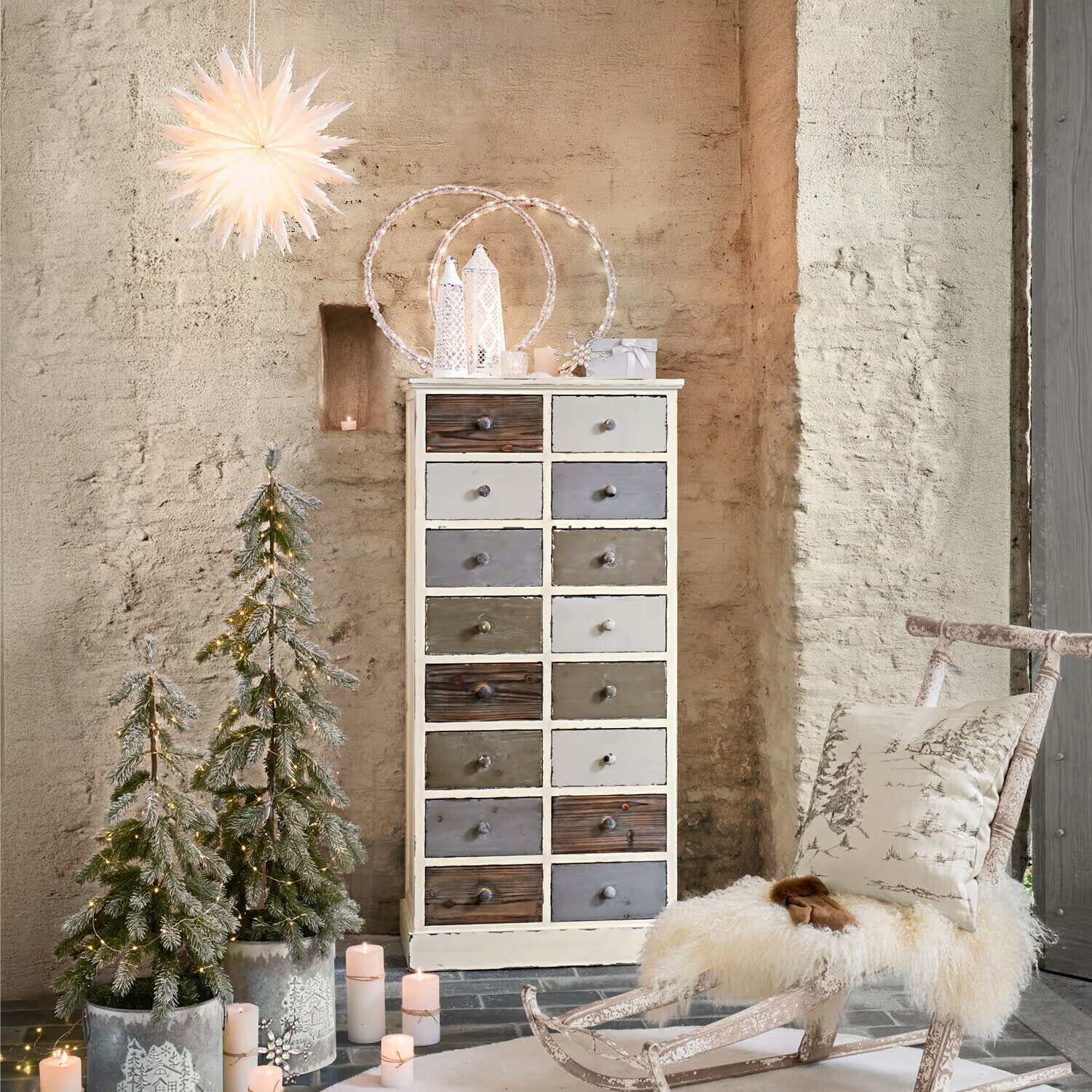 LOBERON Wieniec LED zestaw 2 szt. Elanari