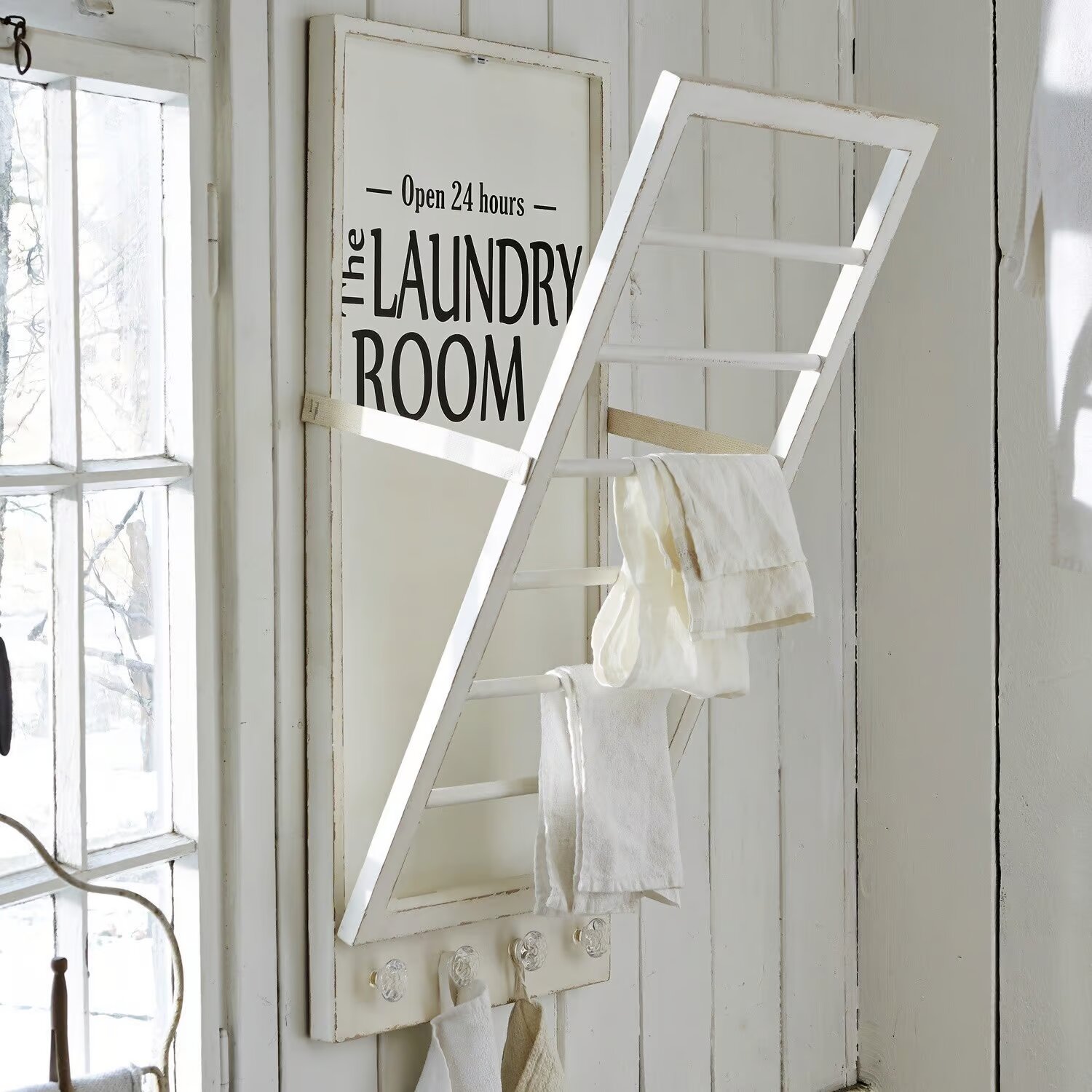 LOBERON Wieszak na ręczniki Laundry Room