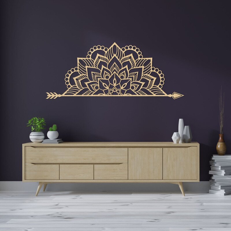 Sentop Drewniana mandala na ścianę - ARONGE