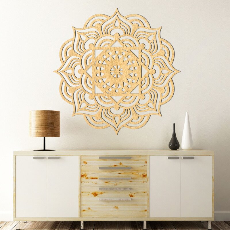 Sentop Drewniana mandala ścienna | ROMANCE