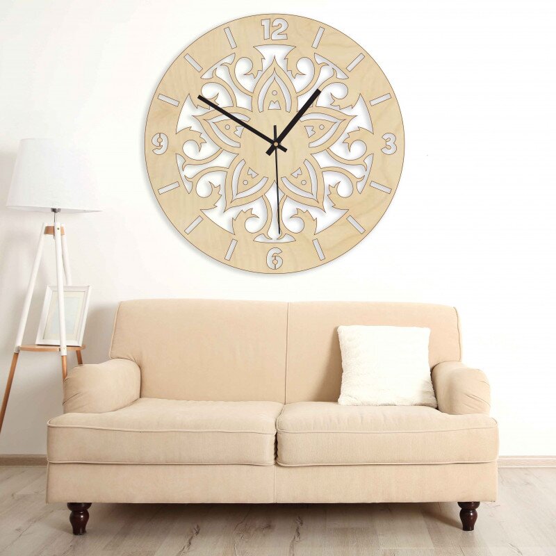 Sentop Drewniany zegar ścienny Mandala Harmony | FION