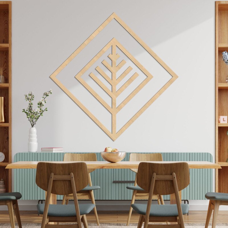 Sentop Geometryczny obraz liścia - LEARD