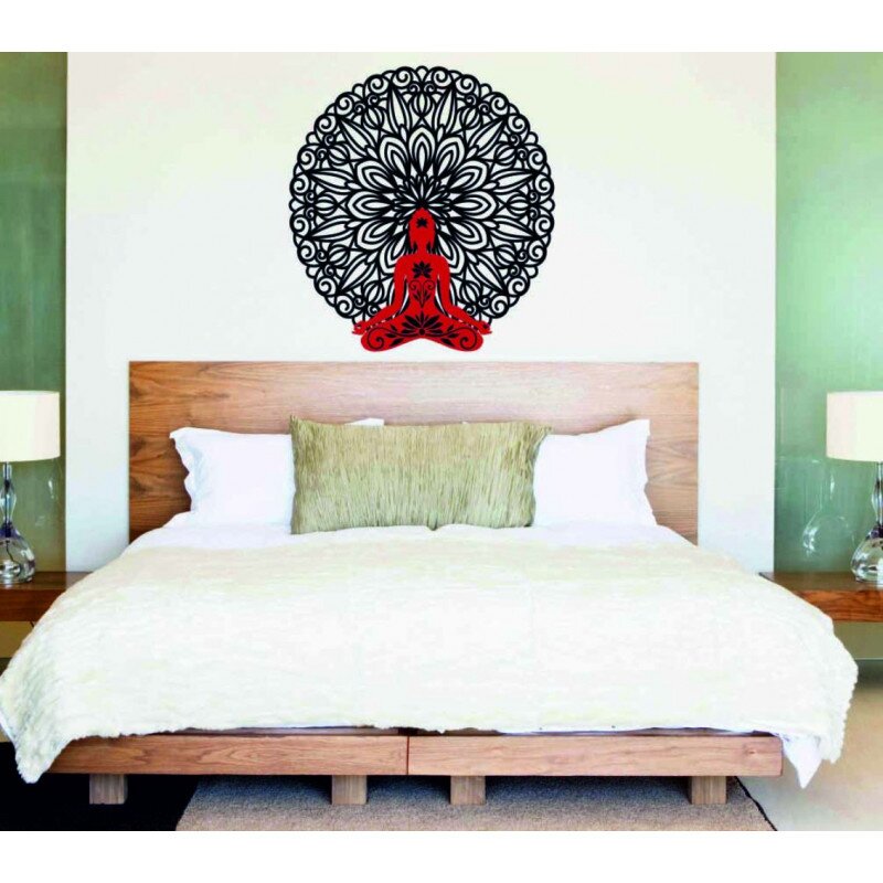 Sentop Obraz ścienny 3D Budda w mandali 50 70 90 cm
