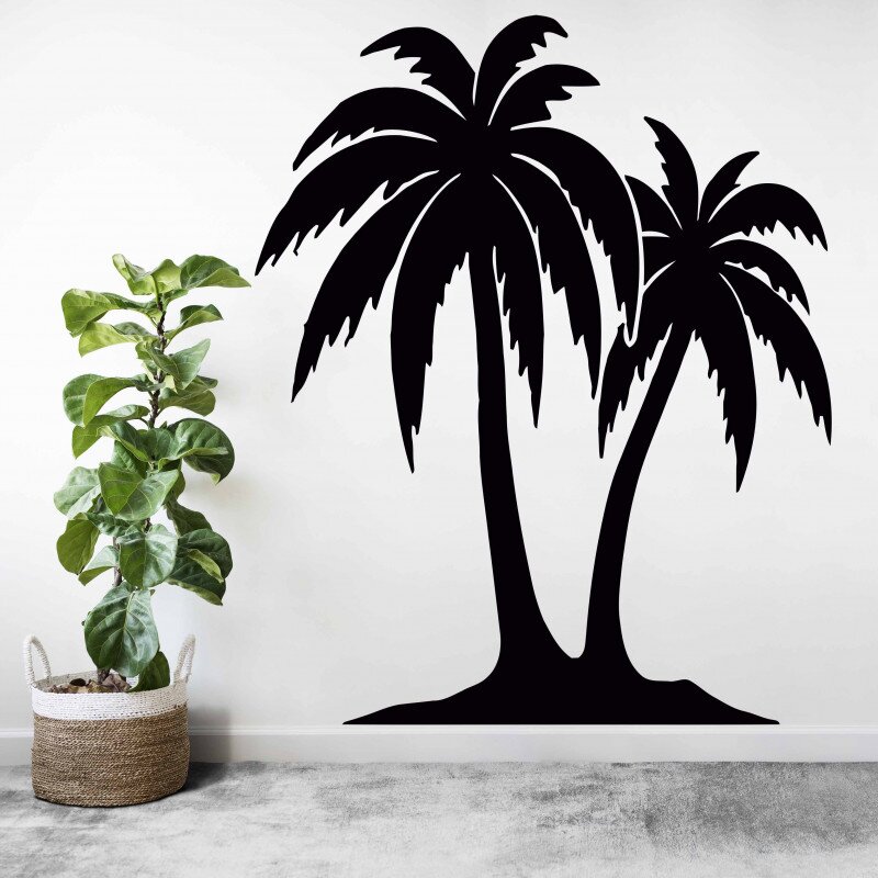 Sentop Rzeźbiony obraz na ścianie palmy - TROPICAL |