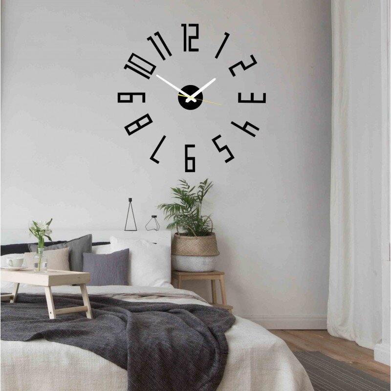 Sentop Stylowy zegar ścienny do salonu - PALLETE