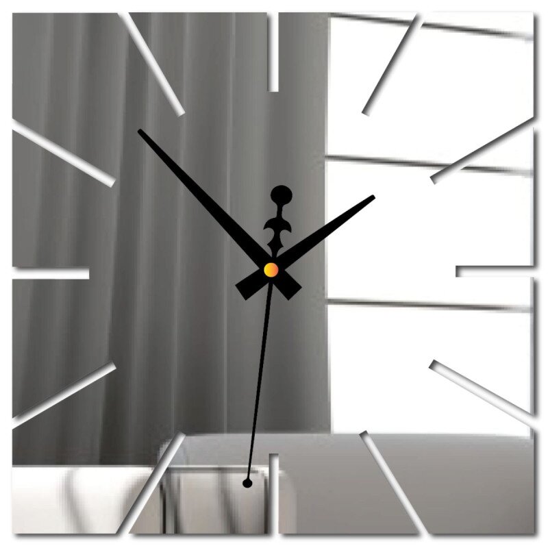 Sentop Zegar ścienny minimalistyczny kwadratowy design - KAVARDI