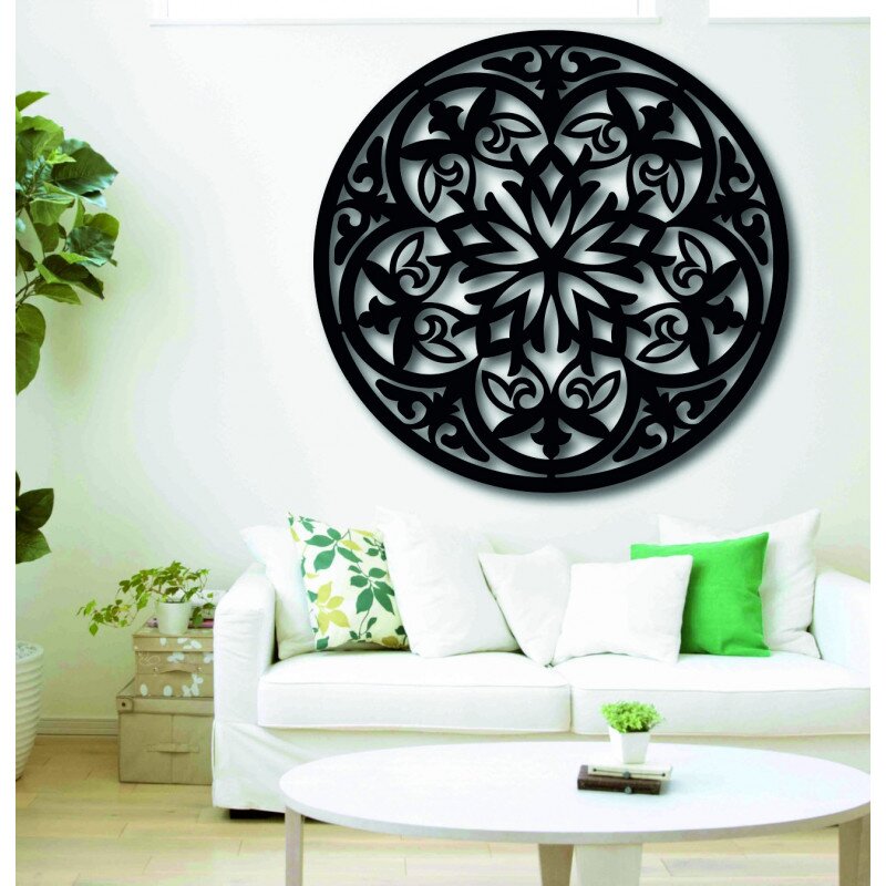 Stylesa Magiczna drewniana mandala - obraz na ścianę