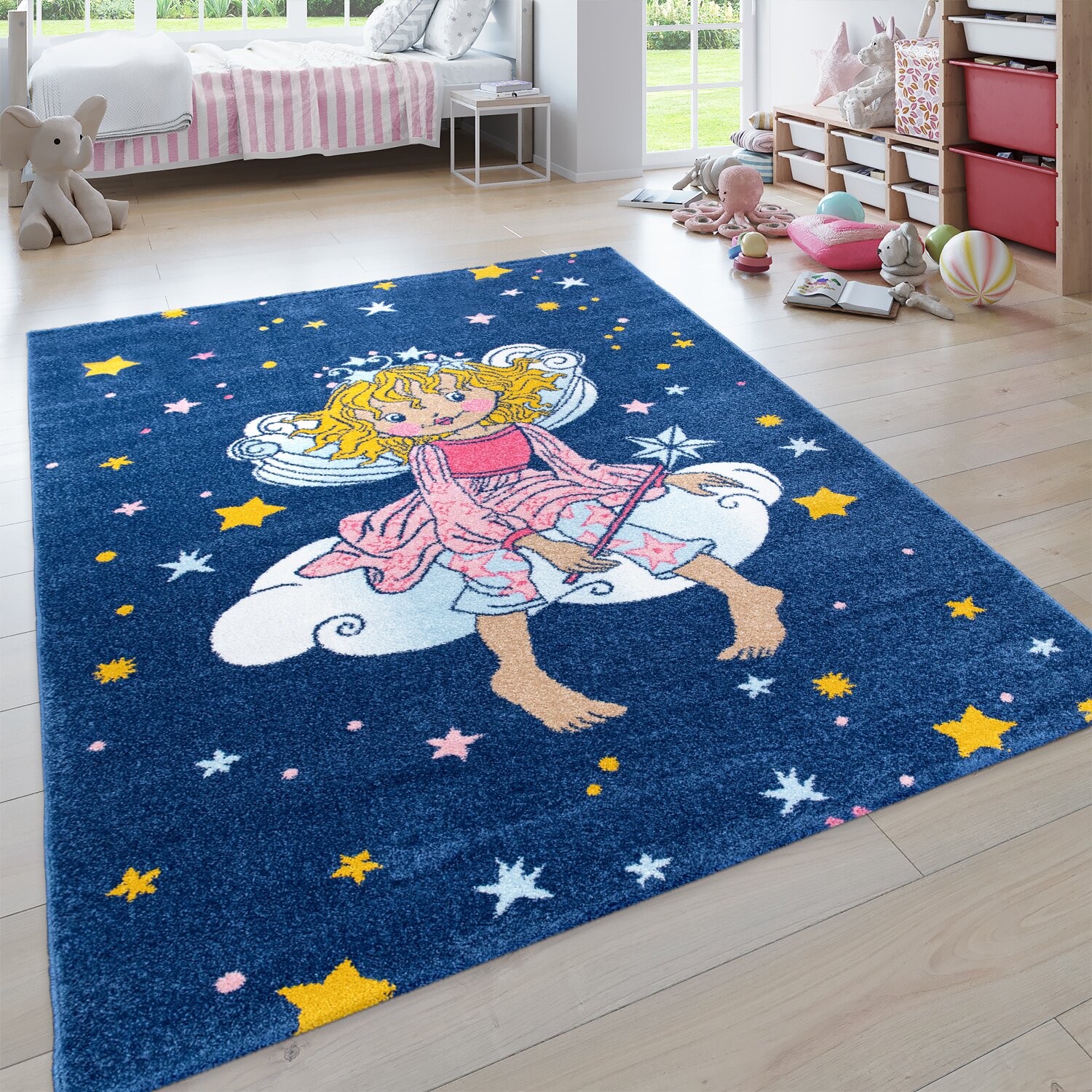 teppich.pl Dywan dla dzieci Prinzessin lillifee niebieski 80x150 cm