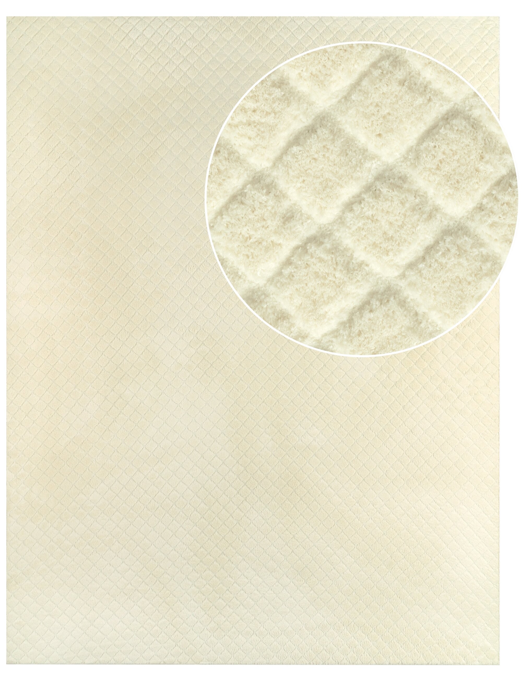 teppich.pl Dywan nadający się do prania Rotella krem 60x100 cm