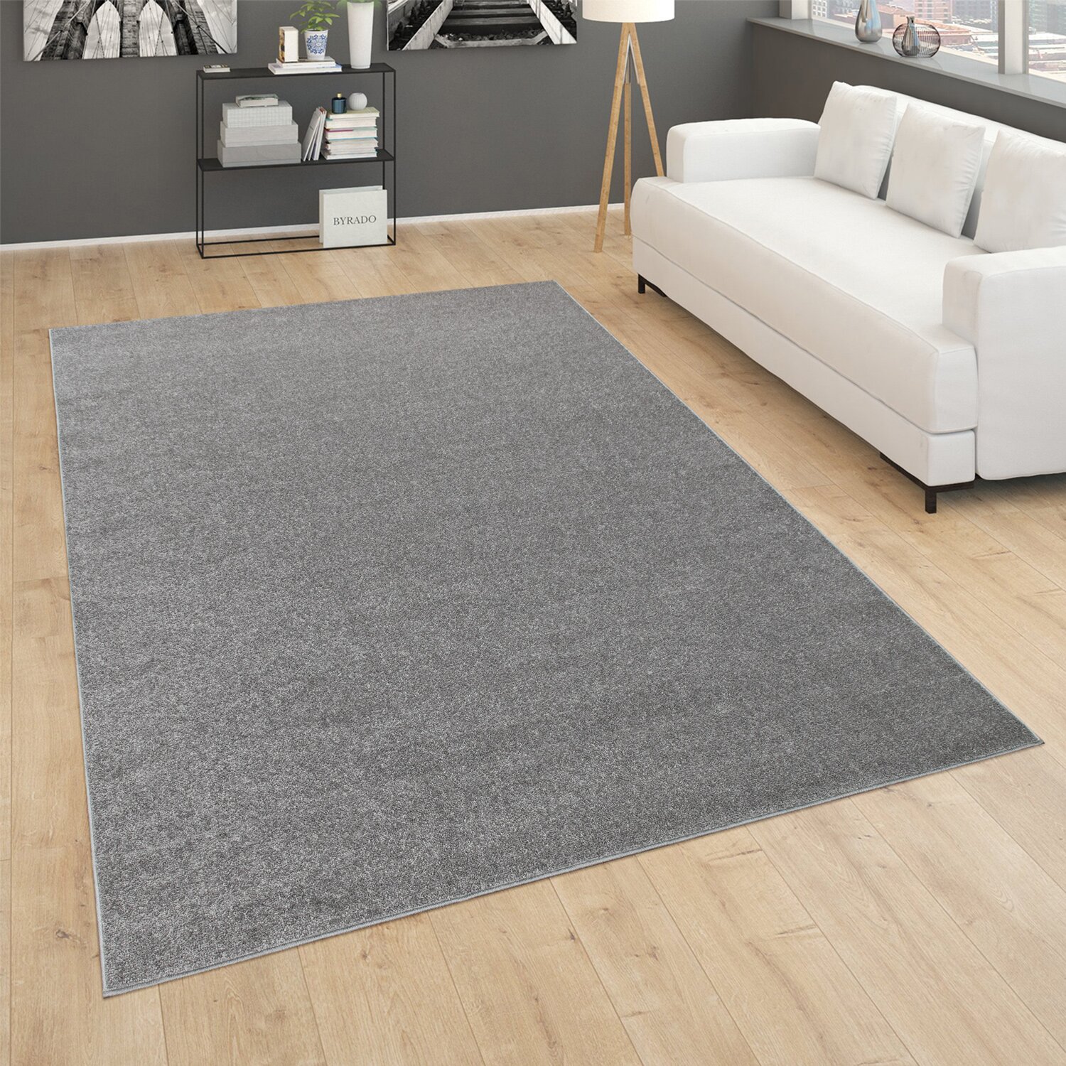 teppich.pl Dywan Portivo antracyt 200x280 cm