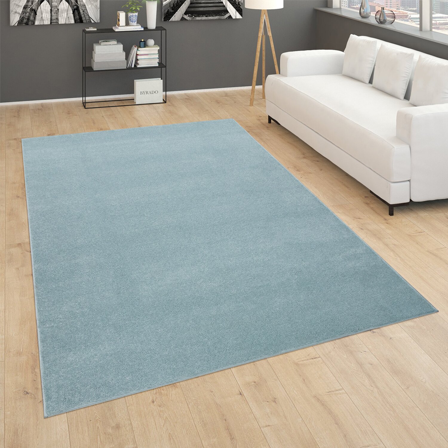 teppich.pl Dywan Portivo turkusowy 240x340 cm