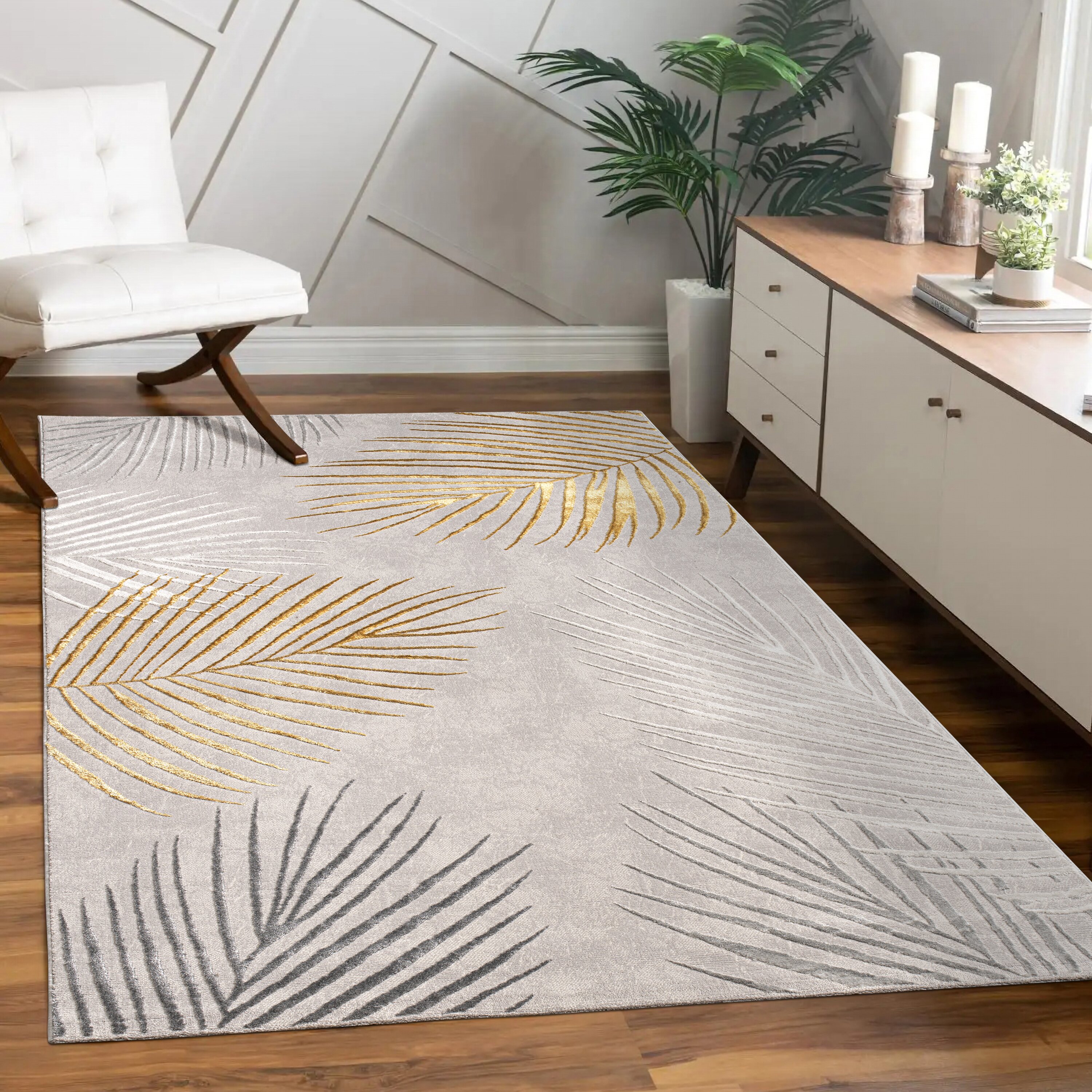 teppich.pl Dywan Tiana żółty 200x290 cm
