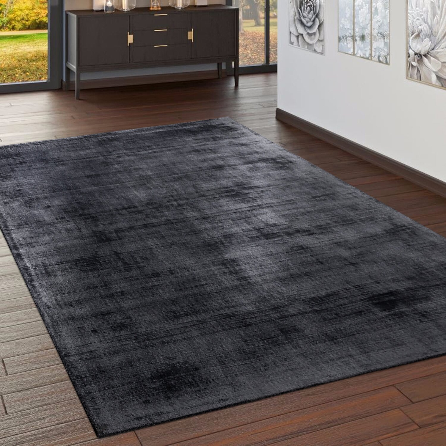 teppich.pl Dywan w stylu vintage Gloria antracyt 160x230 cm