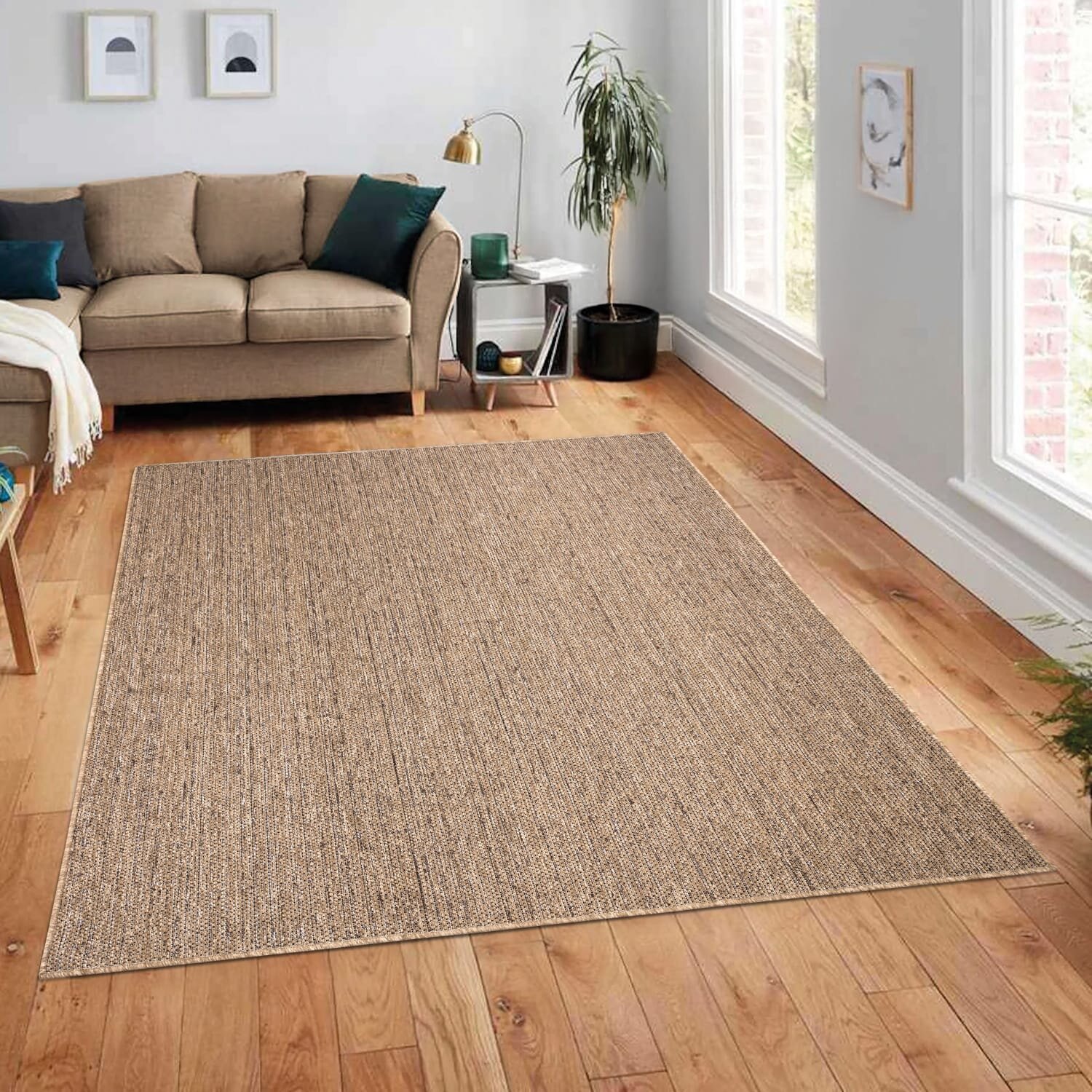 teppich.pl Dywan wewnętrzny i zewnętrzny Amara beżowy 160x220 cm