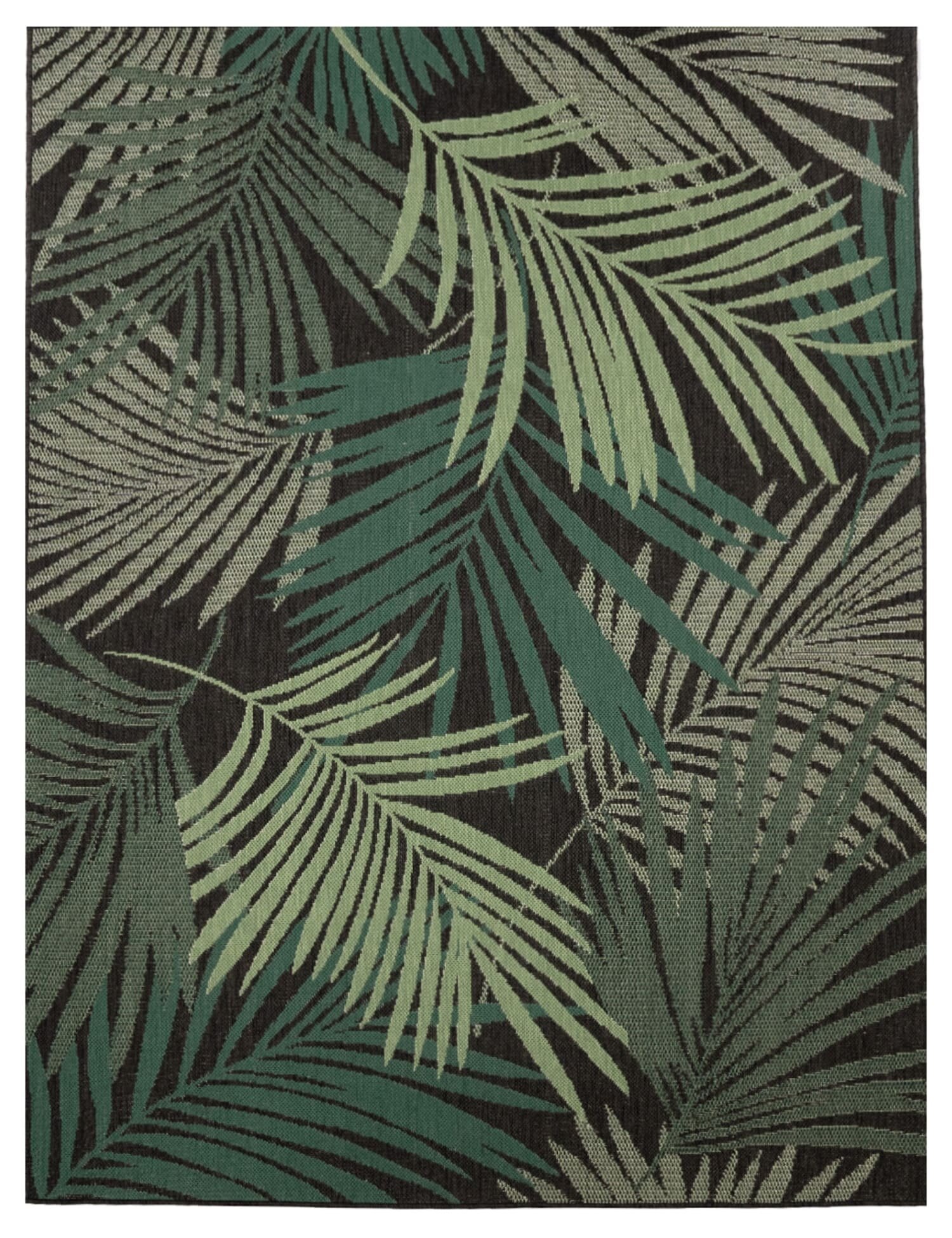 teppich.pl Dywan wewnętrzny i zewnętrzny Ostenza czarny 240x340 cm