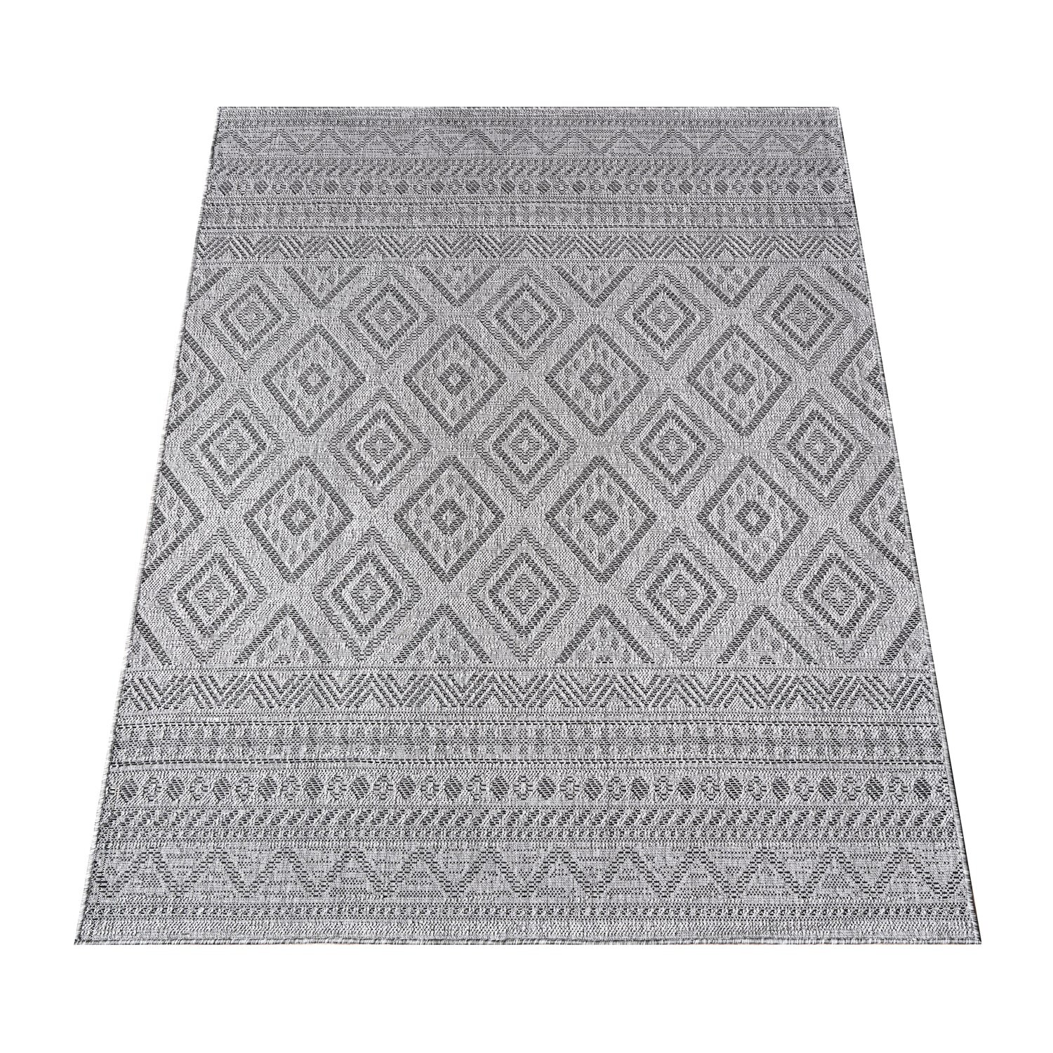 teppich.pl Dywan wewnętrzny i zewnętrzny Verona antracyt 200x280 cm