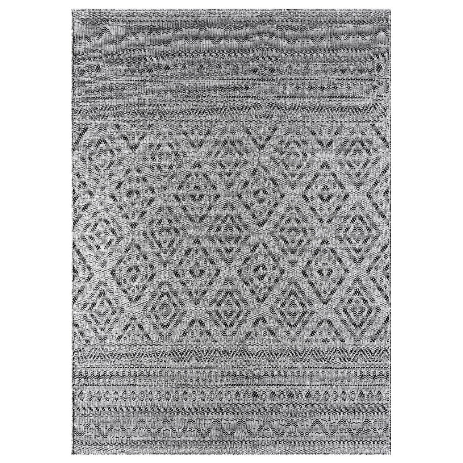 teppich.pl Dywan wewnętrzny i zewnętrzny Verona antracyt 200x280 cm