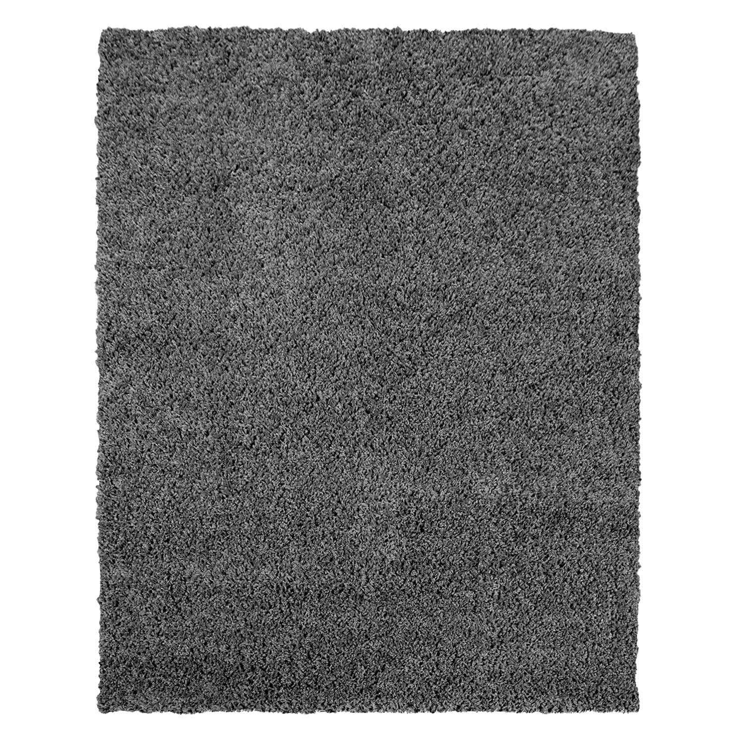 teppich.pl Dywan z wysokim włosiem Trip antracyt 60x100 cm