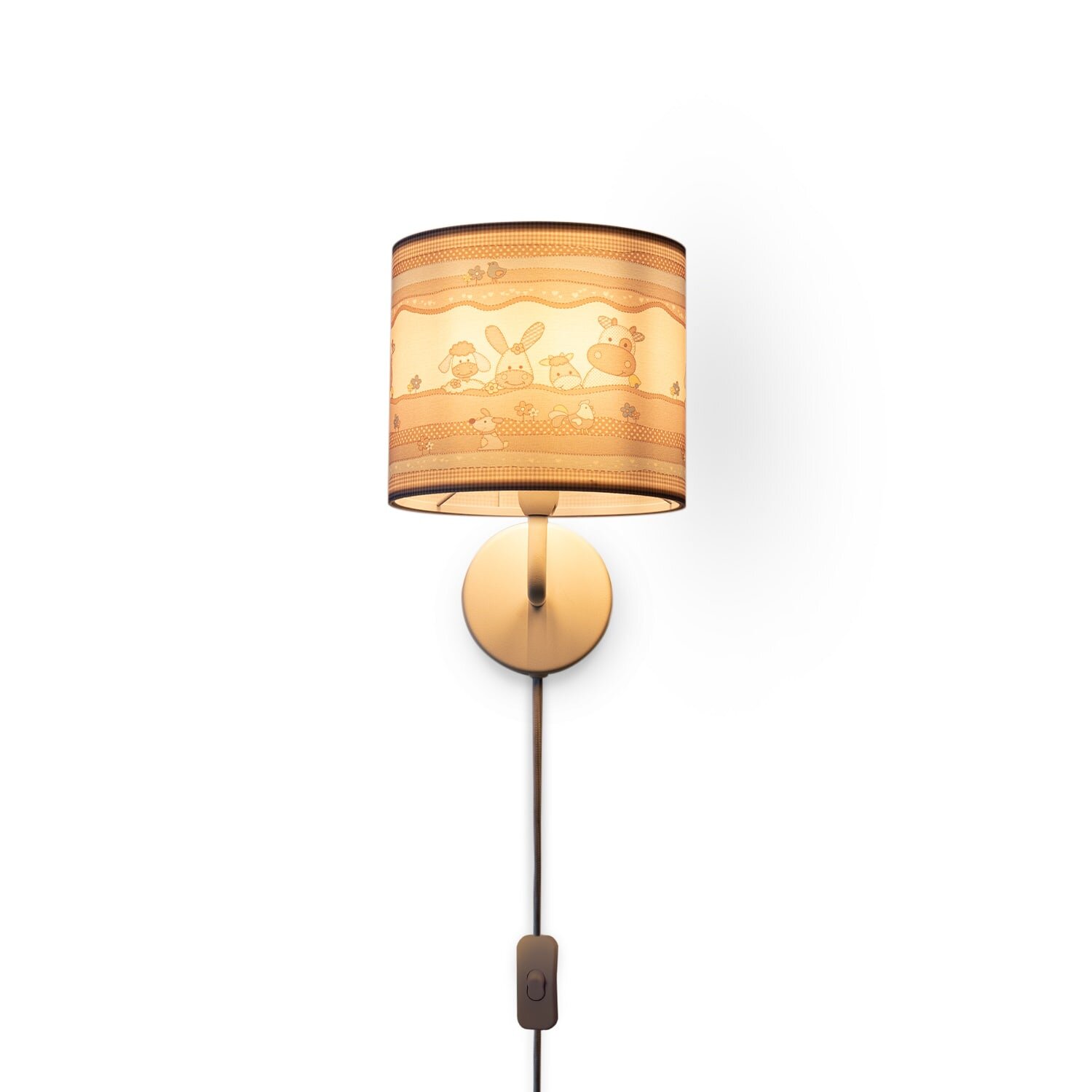 teppich.pl Lampa ścienna Elio beżowy