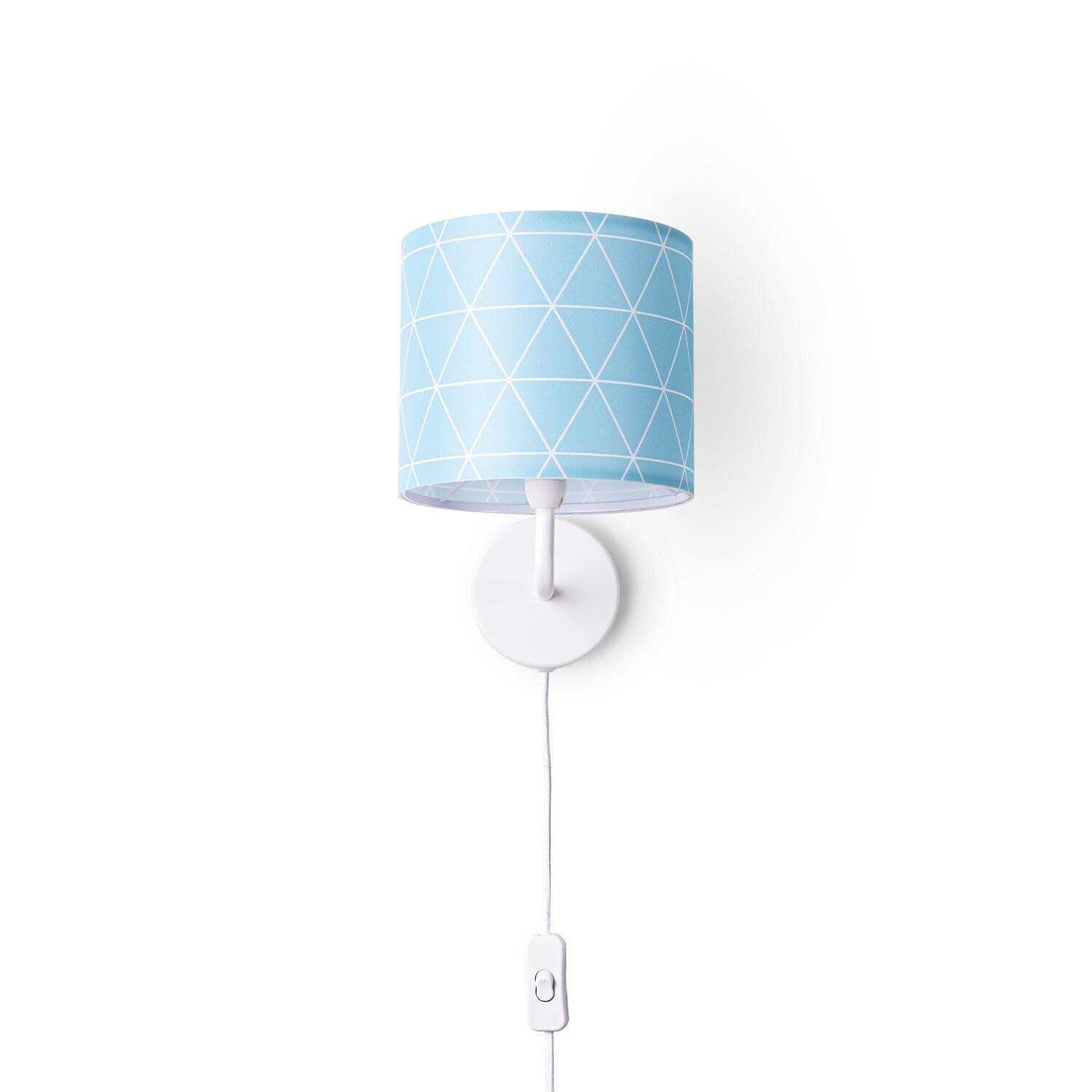 teppich.pl Lampa ścienna Elio jasnoniebieski