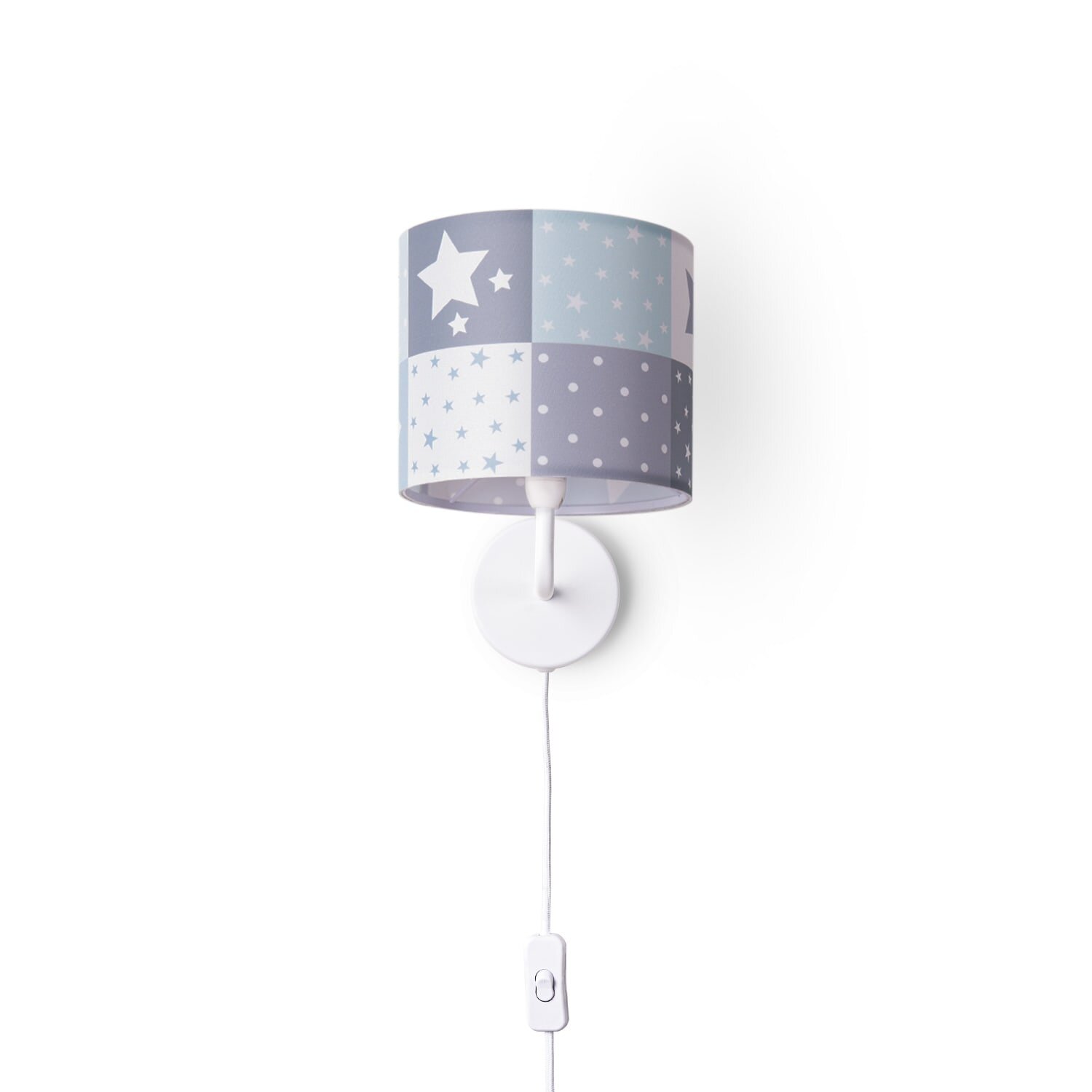 teppich.pl Lampa ścienna Elio jasnoniebieski