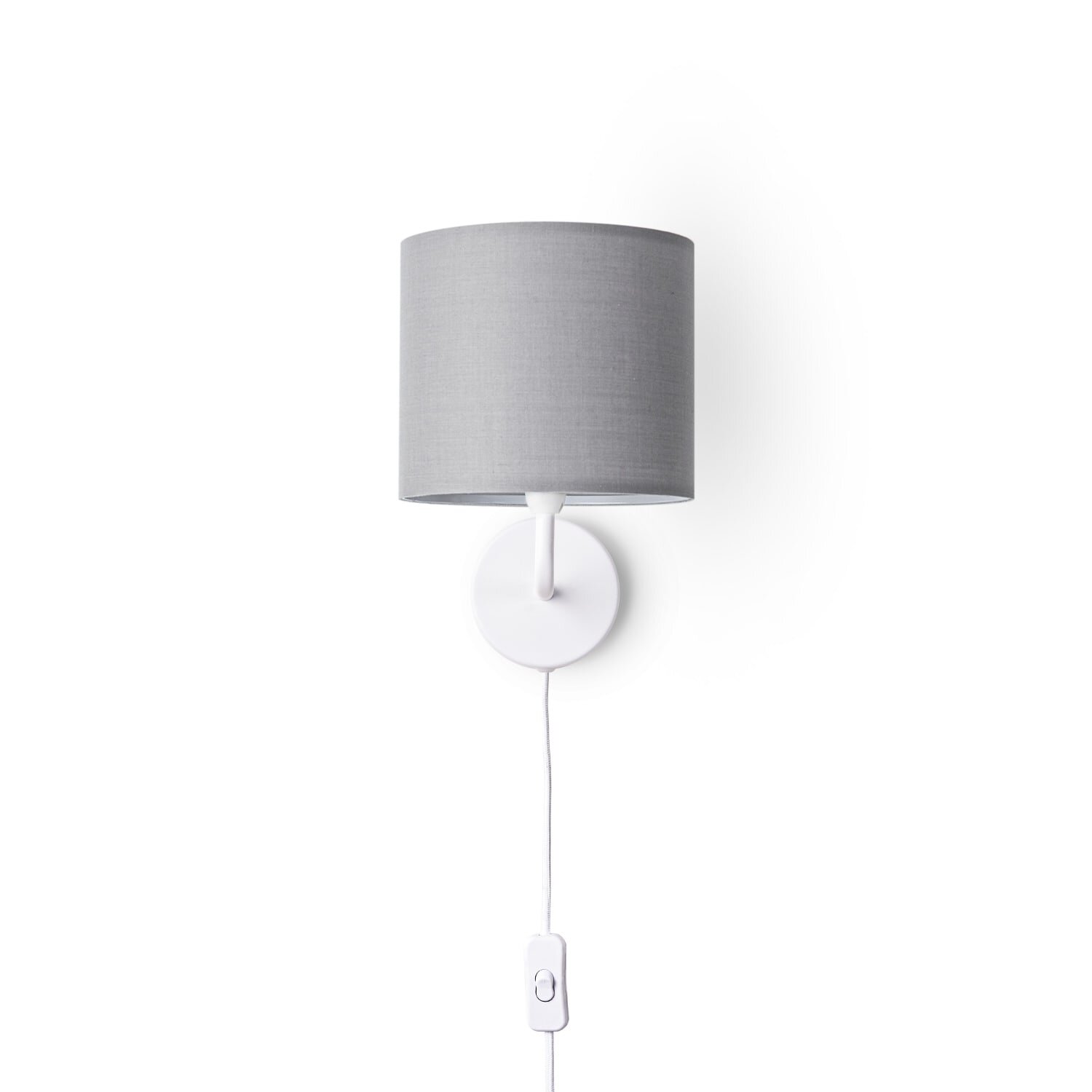 teppich.pl Lampa ścienna Elio jasnoszary