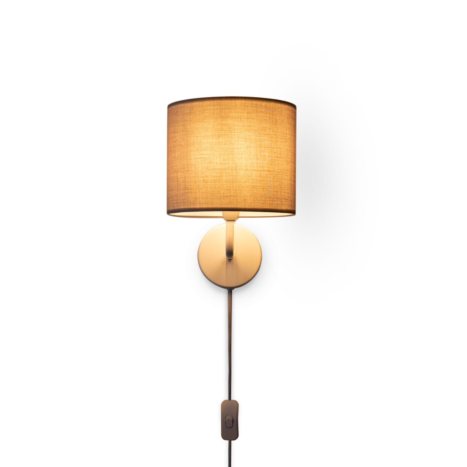 teppich.pl Lampa ścienna Elio jasnoszary