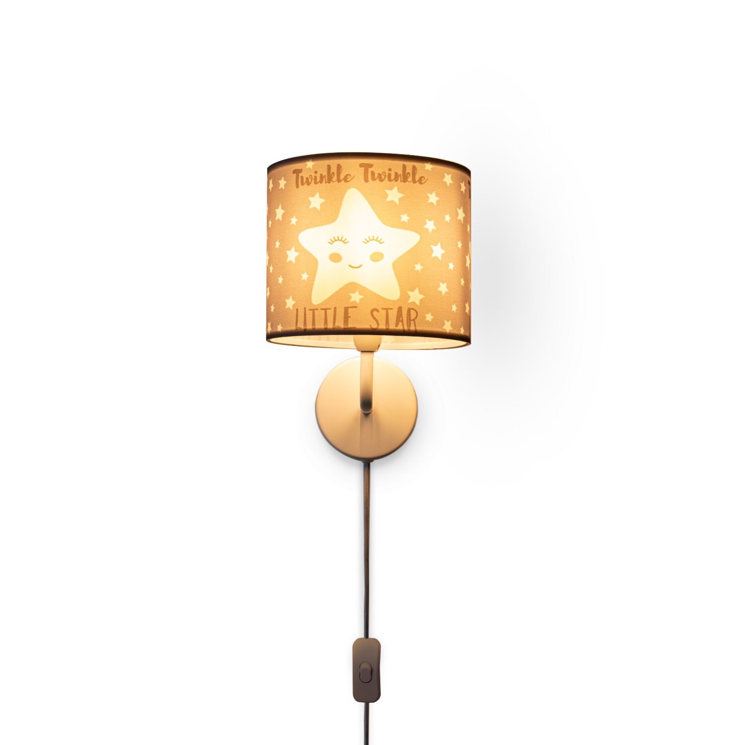 teppich.pl Lampa ścienna Elio jasnoszary