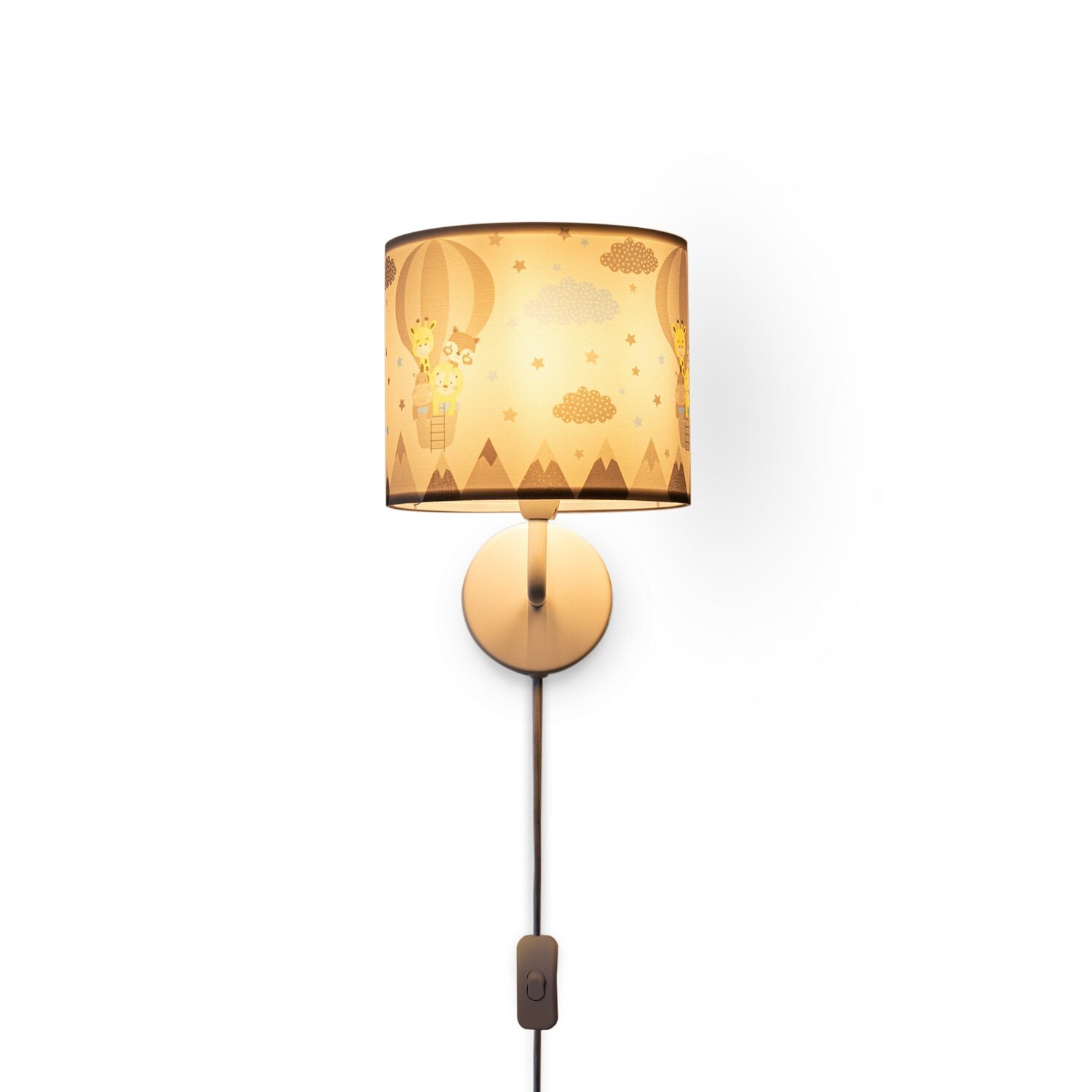 teppich.pl Lampa ścienna Elio kremowobiały