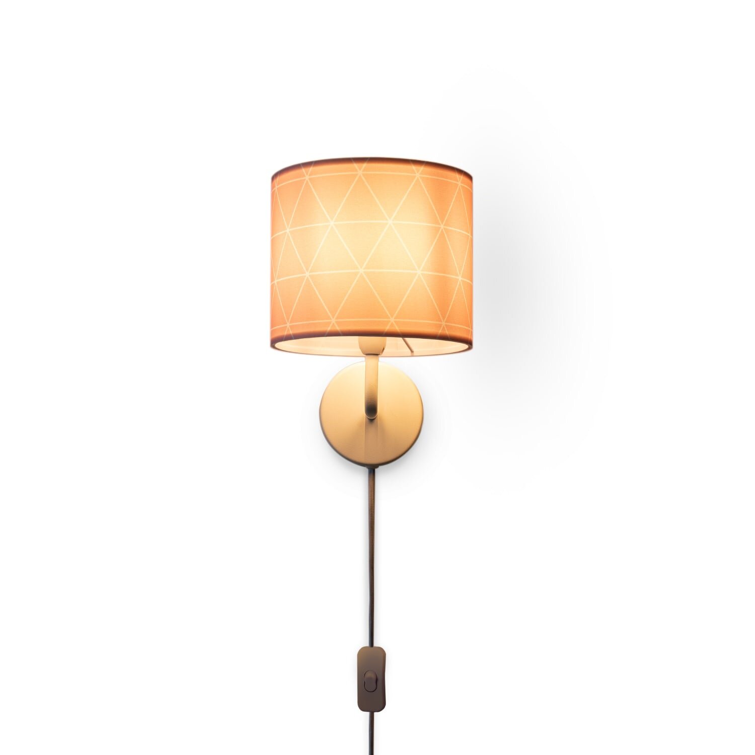 teppich.pl Lampa ścienna Elio różowy