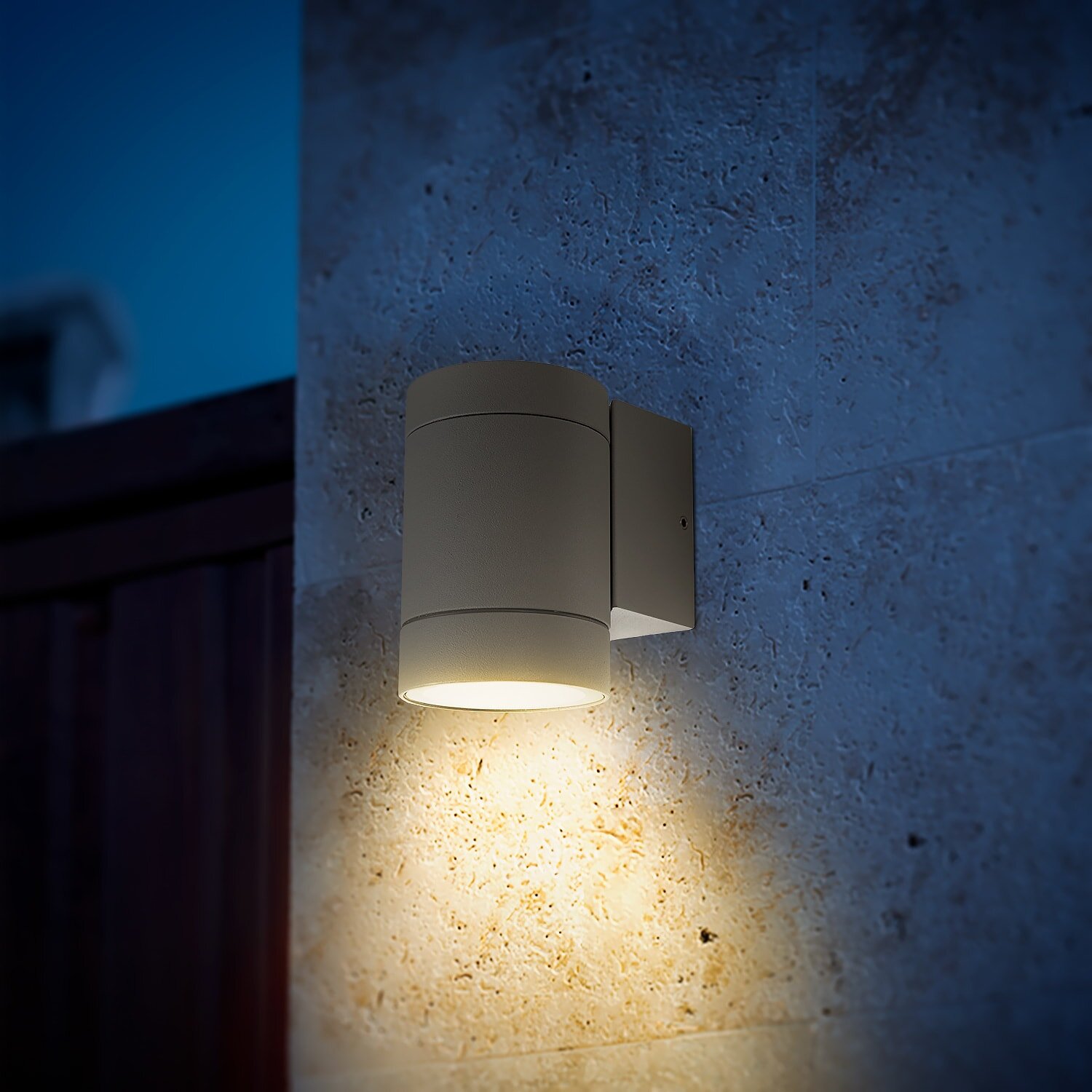 teppich.pl Lampa ścienna Mirawa srebro
